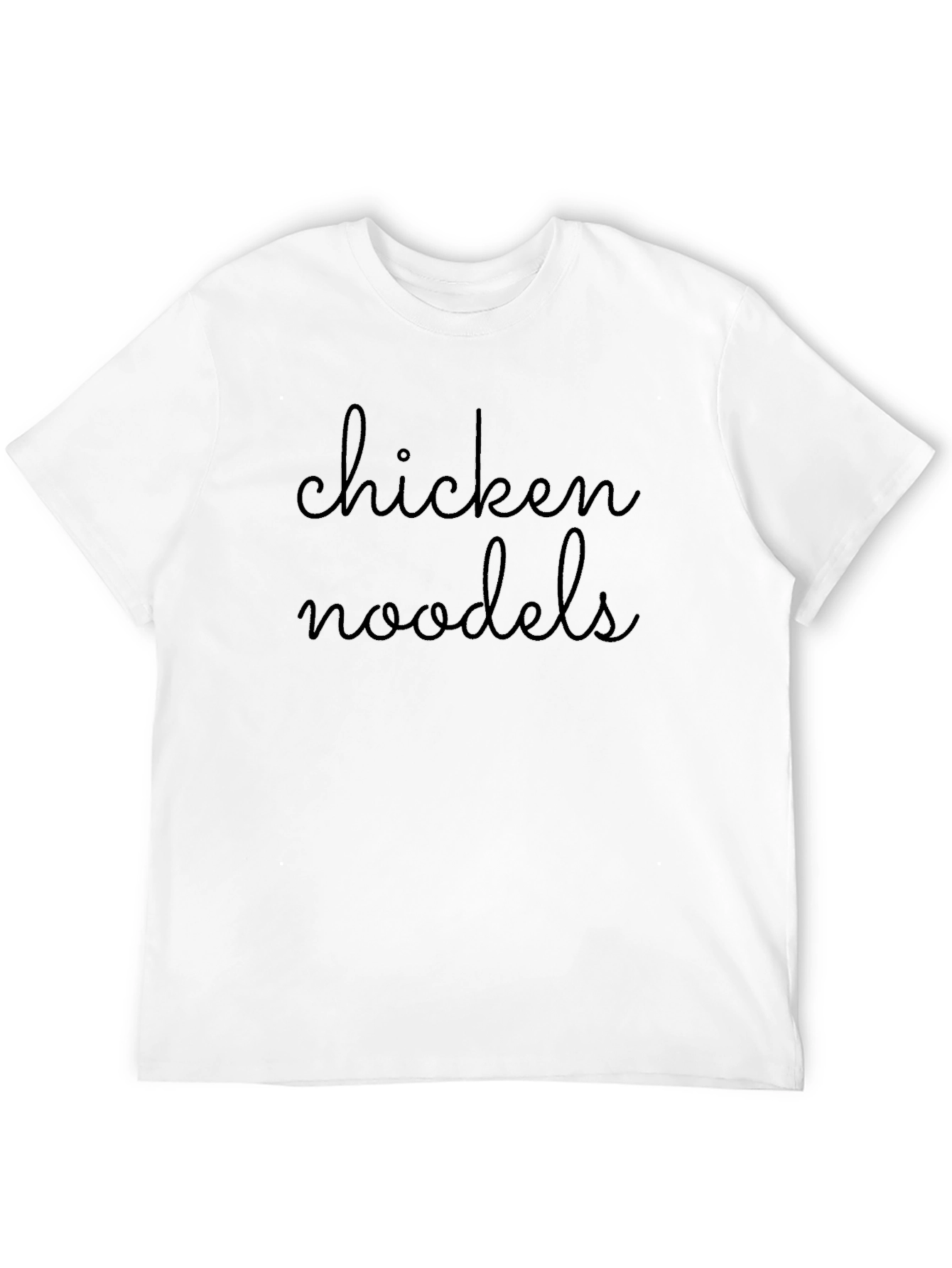 Chicken Noodels Graphic Tee - Black Unisex