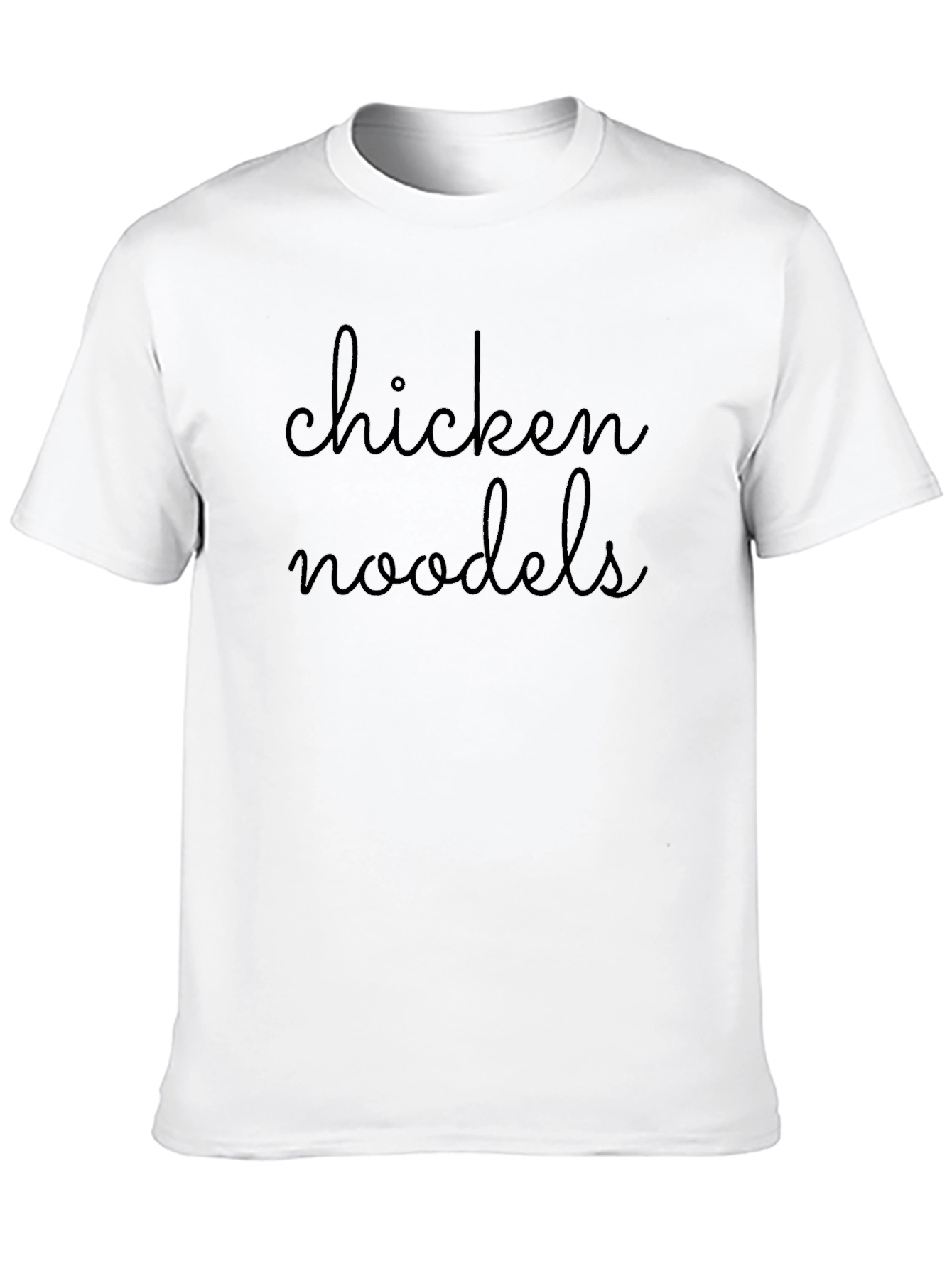 Chicken Noodels Graphic Tee - Black Unisex