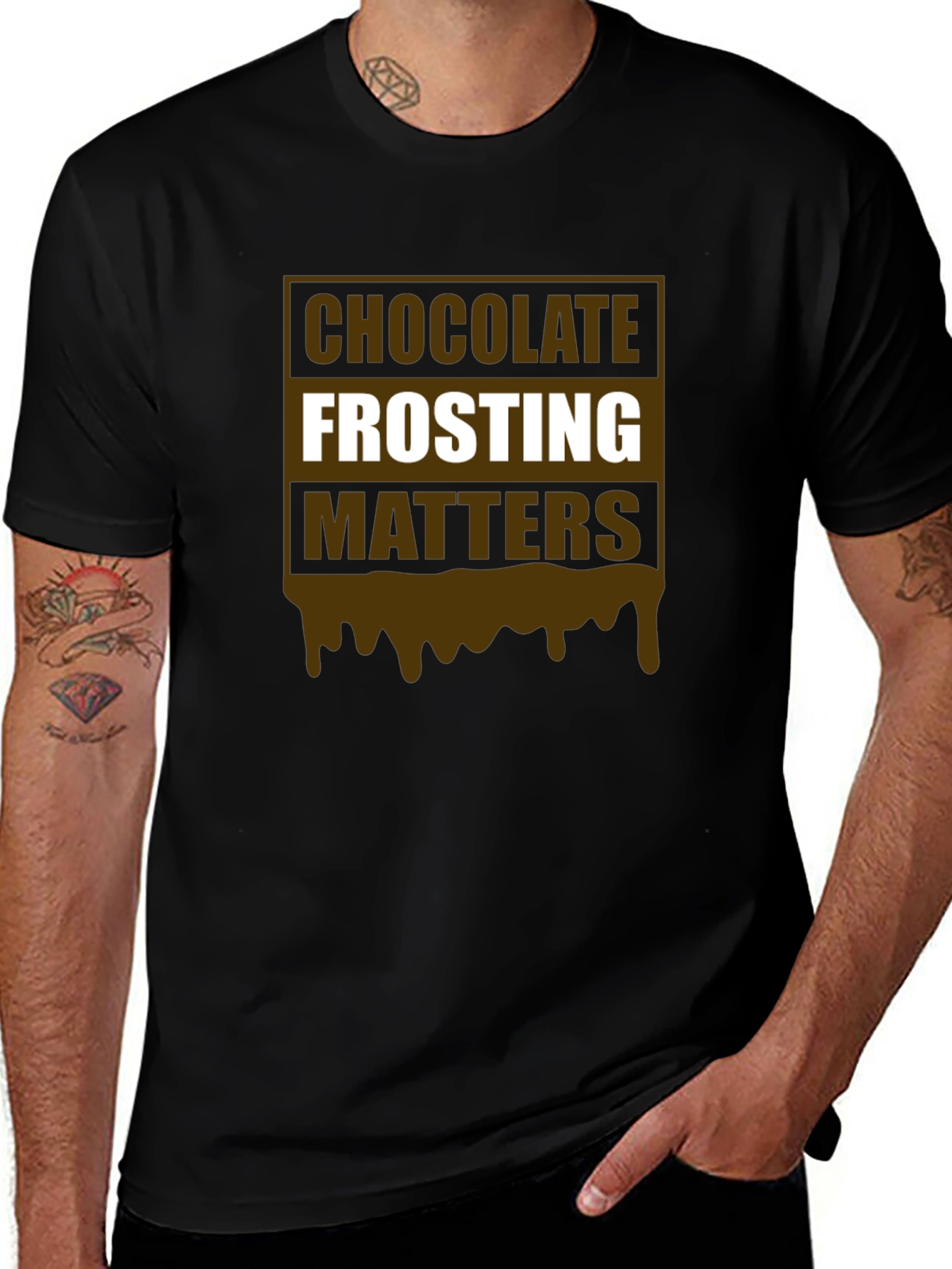 Chocolate Frosting Matters T-Shirt Novelty