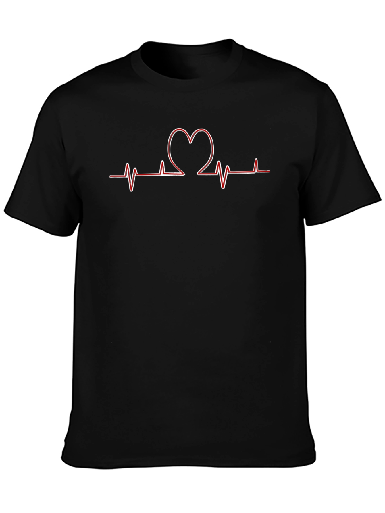 Heartbeat Heartline Graphic Print T-Shirt