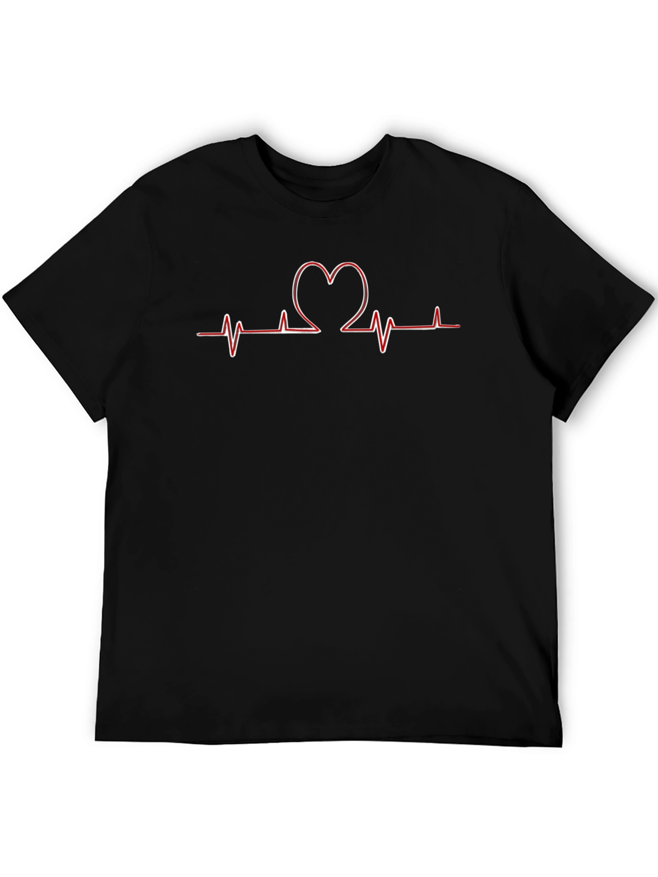 Heartbeat Heartline Graphic Print T-Shirt