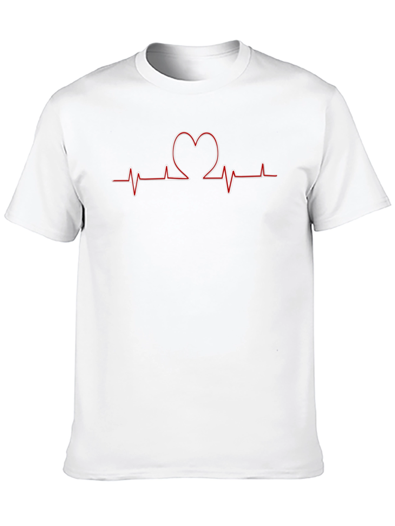 Heartbeat Heartline Graphic Print T-Shirt