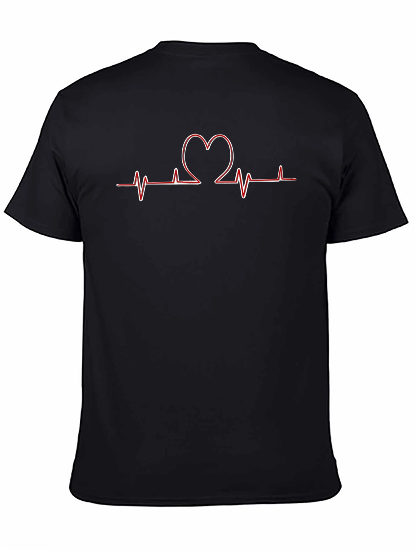 Heartbeat Heartline Graphic Print T-Shirt