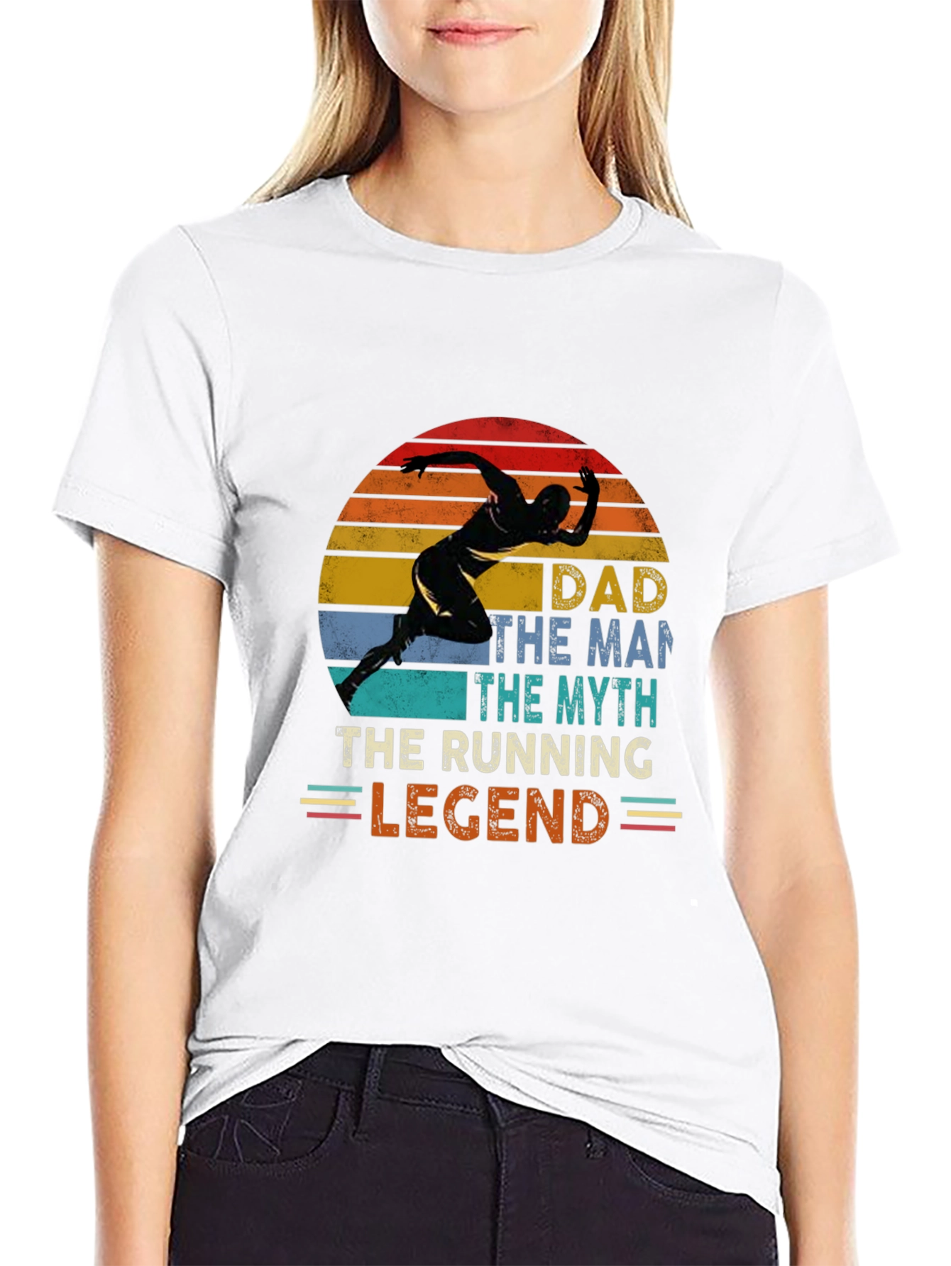 Dad Running Legend T-Shirt - Gift for Runners