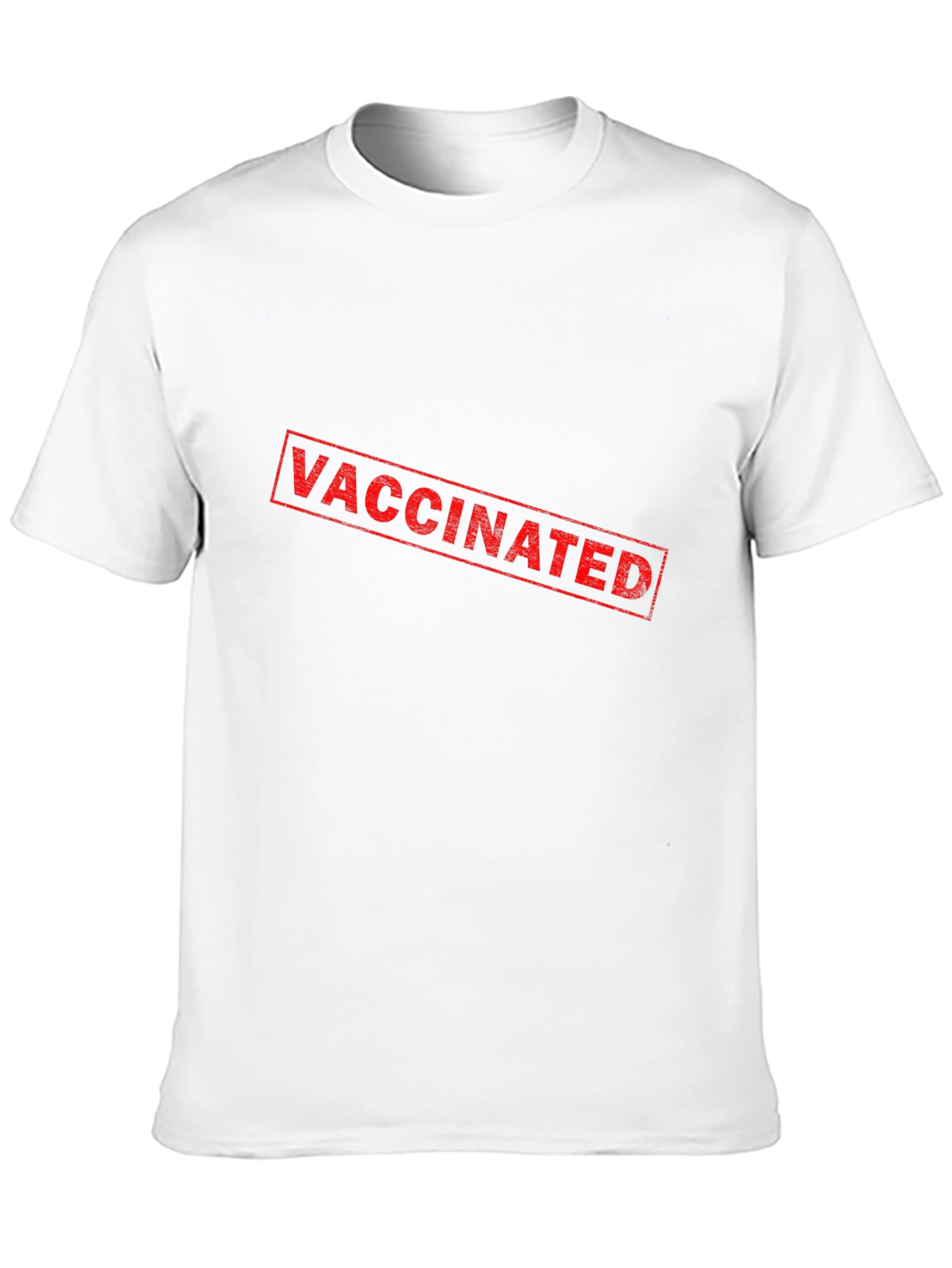Vaccinated Black T-Shirt