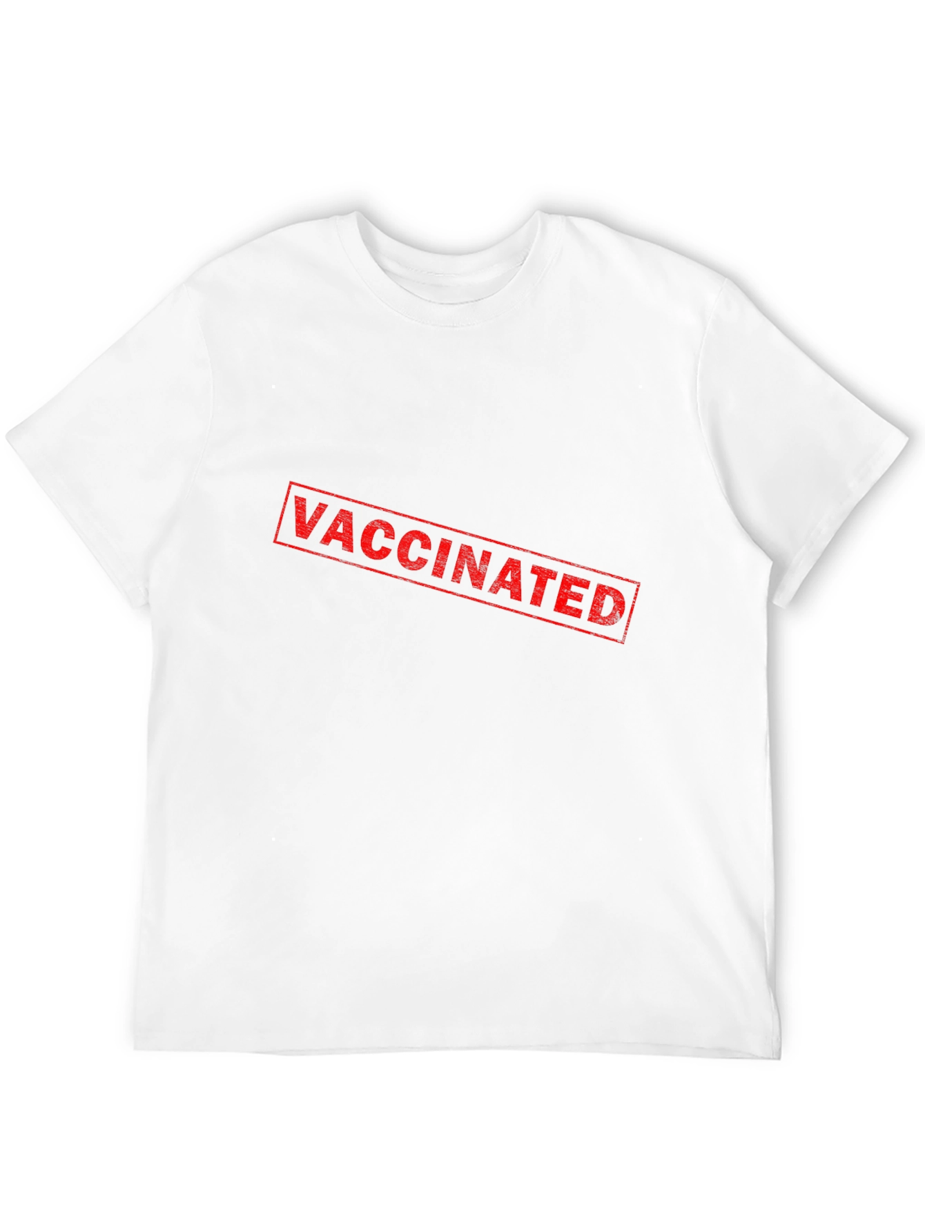 Vaccinated Black T-Shirt