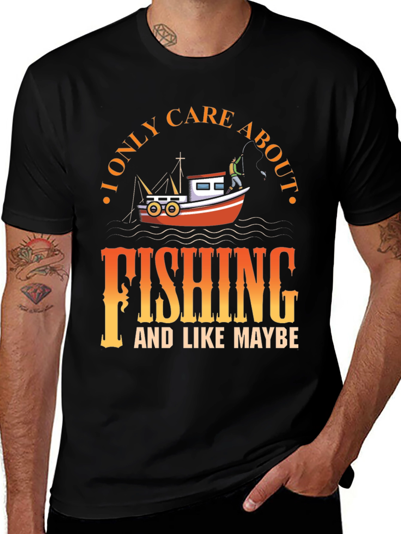 Fishing Lovers Graphic T-Shirt