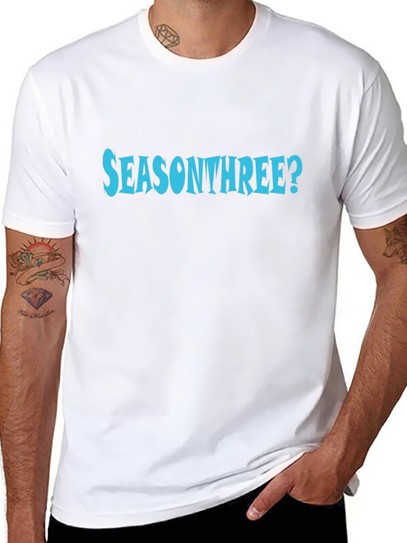 Season Three? Graphic T-Shirt - Black
