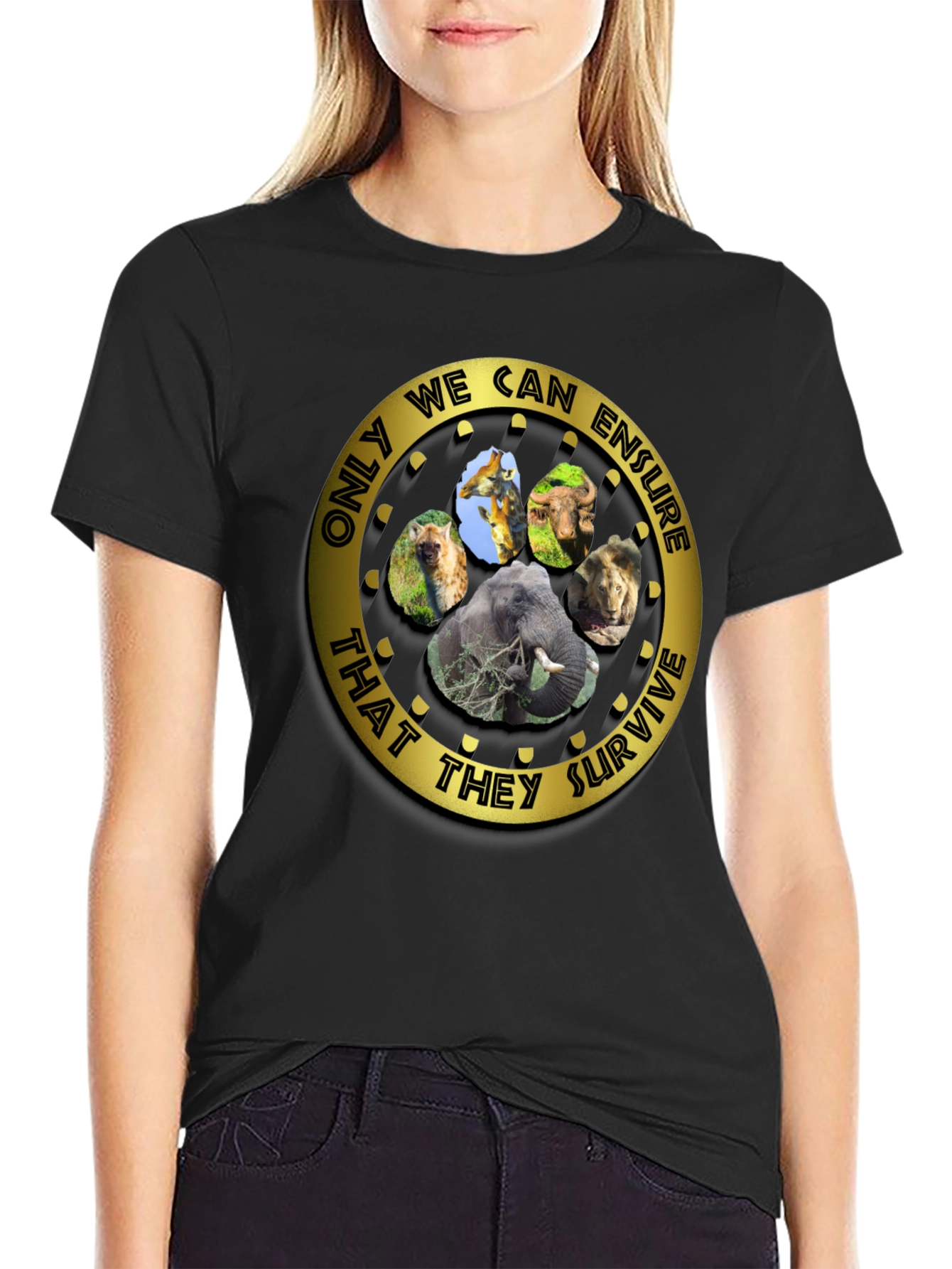 Wildlife Conservation Graphic T-Shirt
