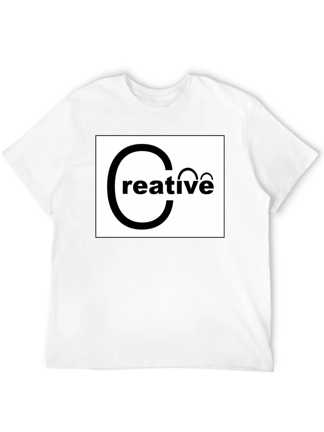 Creative Graphic Black T-Shirt