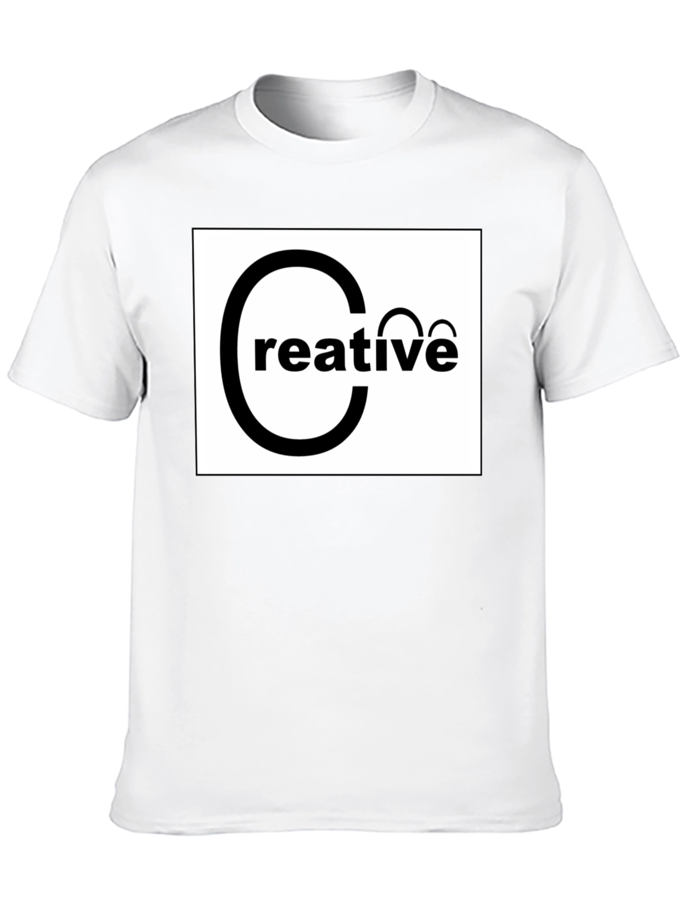 Creative Graphic Black T-Shirt