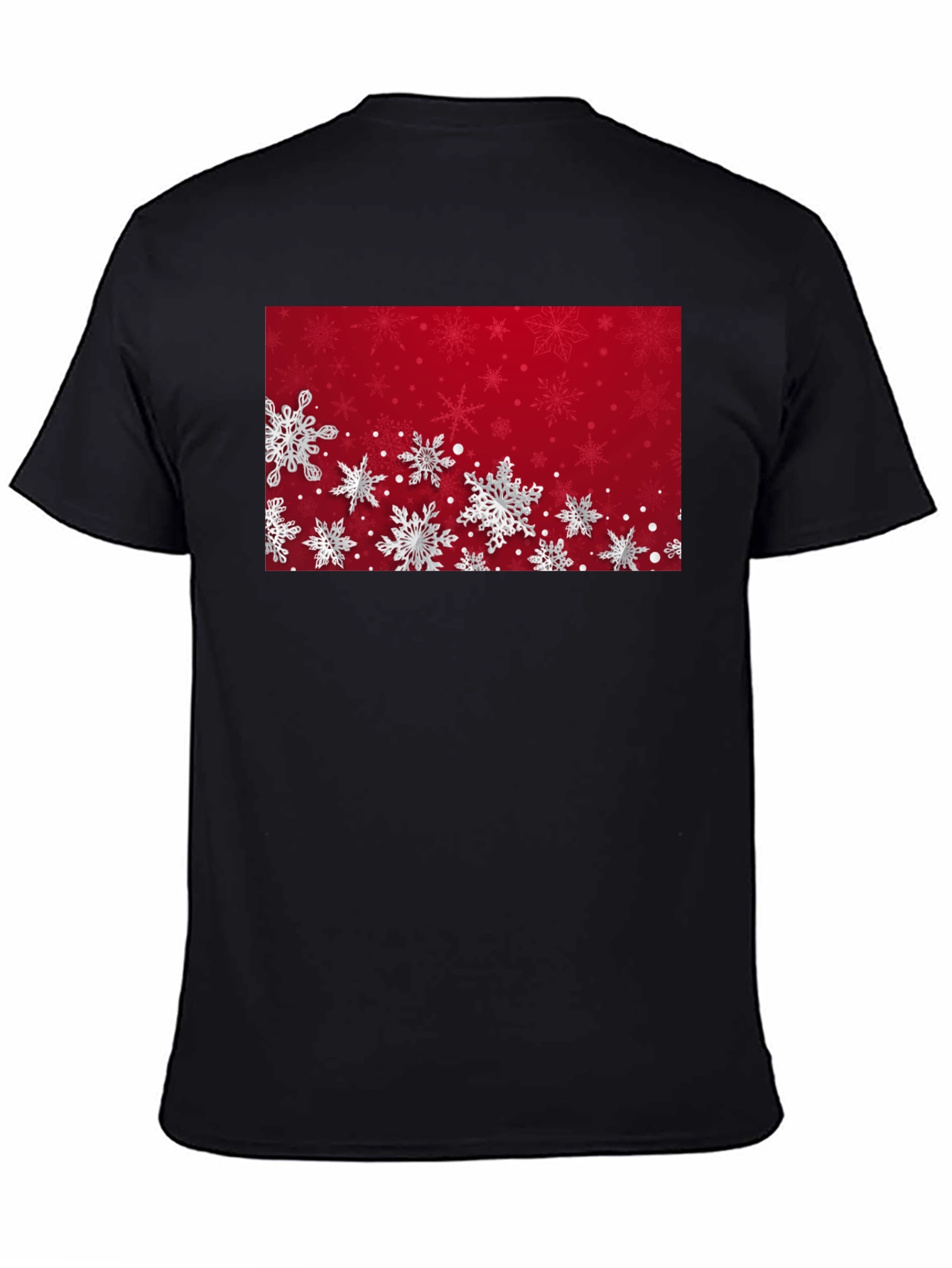 Snowflake Graphic T-Shirt - Festive Holiday Apparel
