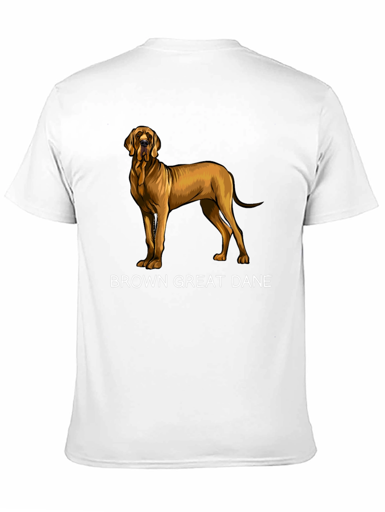 Brown Great Dane Graphic T-Shirt