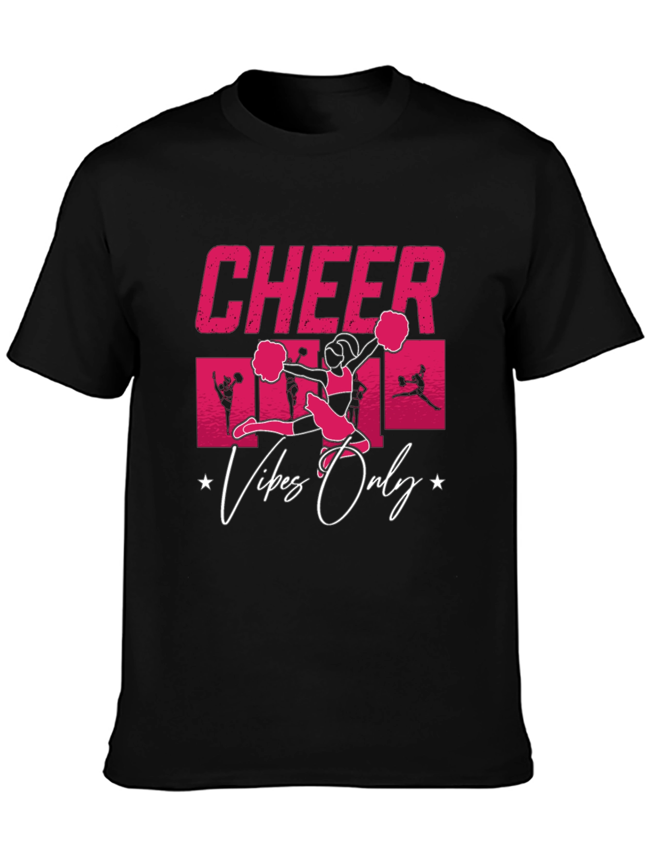 Cheer Vibes Only Graphic T-Shirt