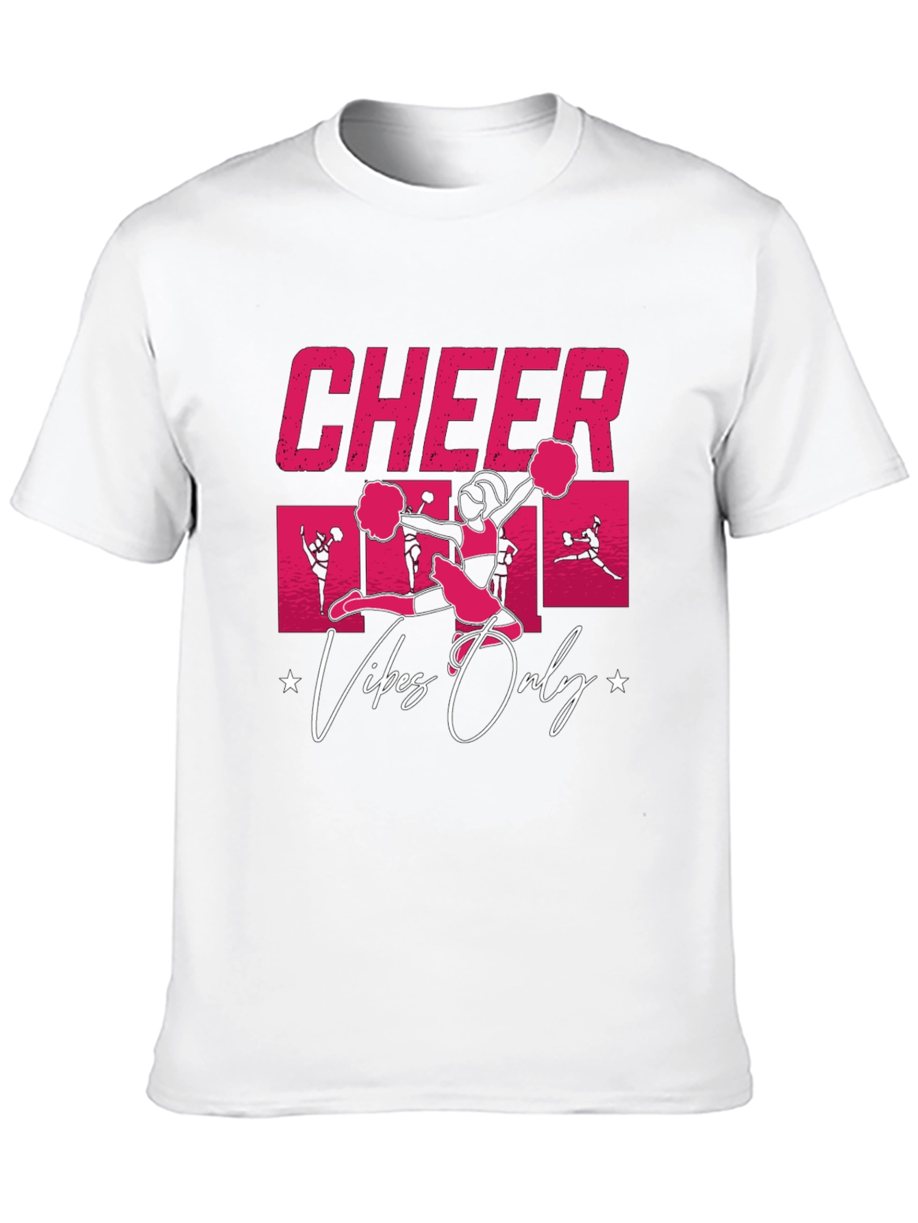 Cheer Vibes Only Graphic T-Shirt