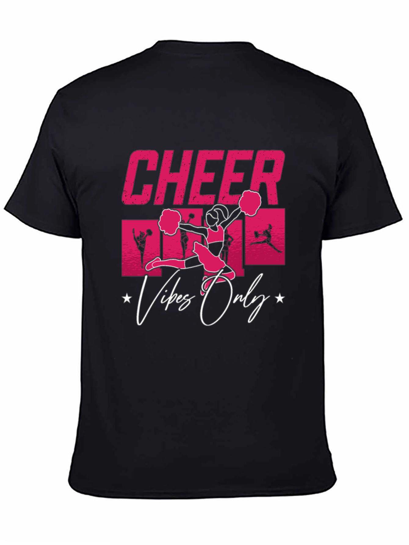 Cheer Vibes Only Graphic T-Shirt