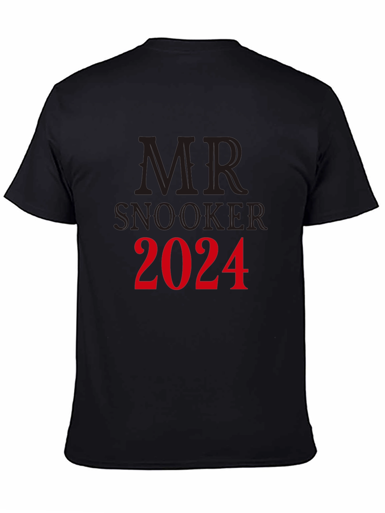 MR Snooker 2024 Black Tee