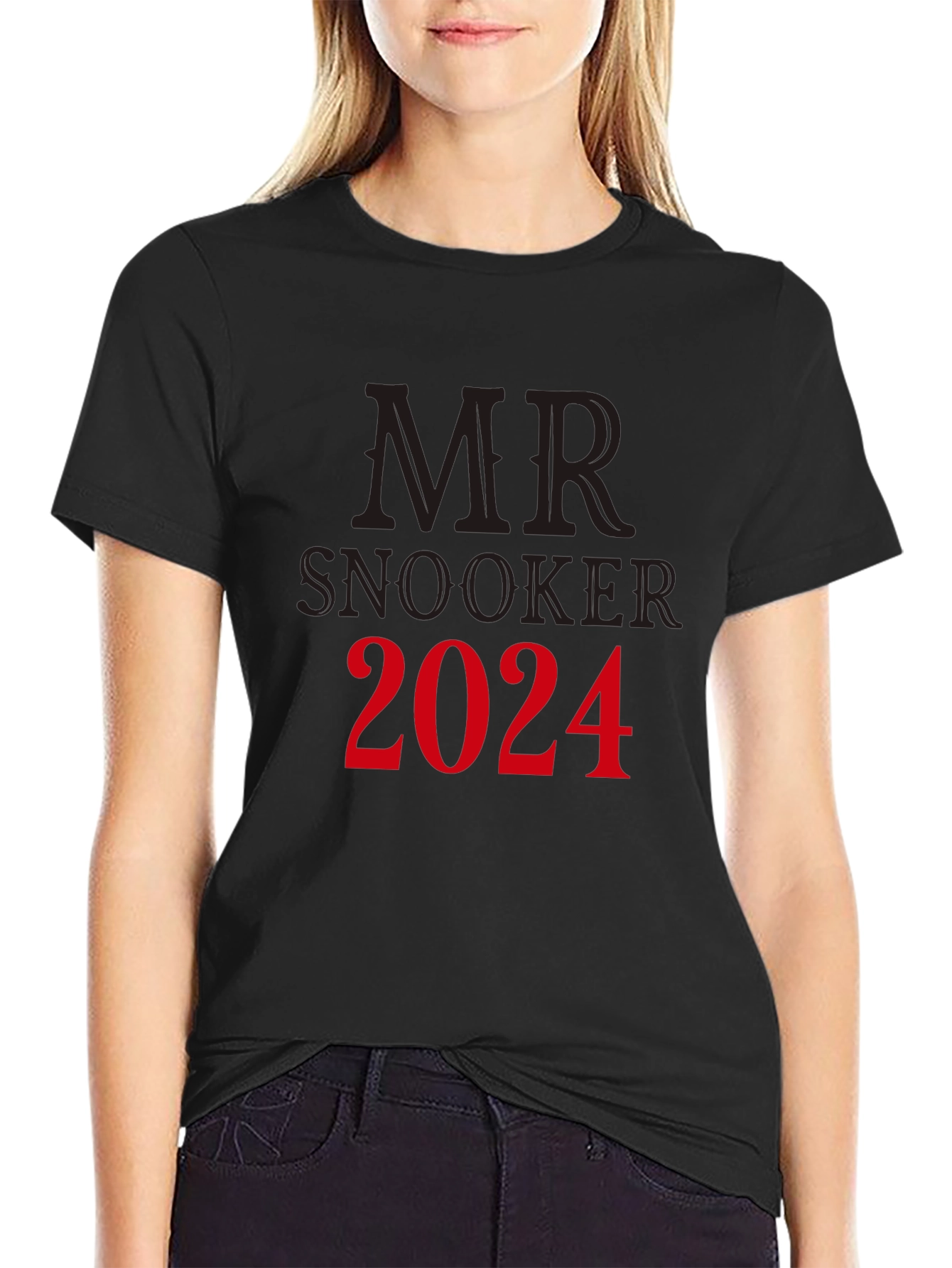 MR Snooker 2024 Black Tee