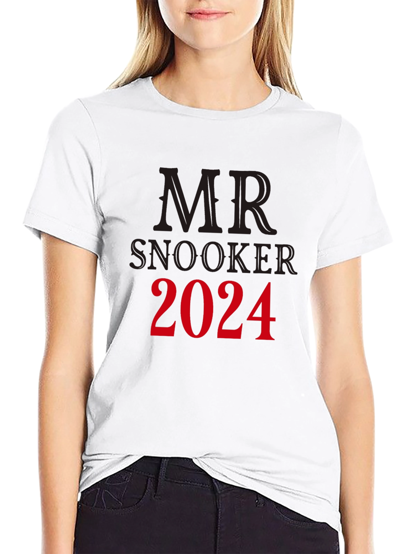 MR Snooker 2024 Black Tee