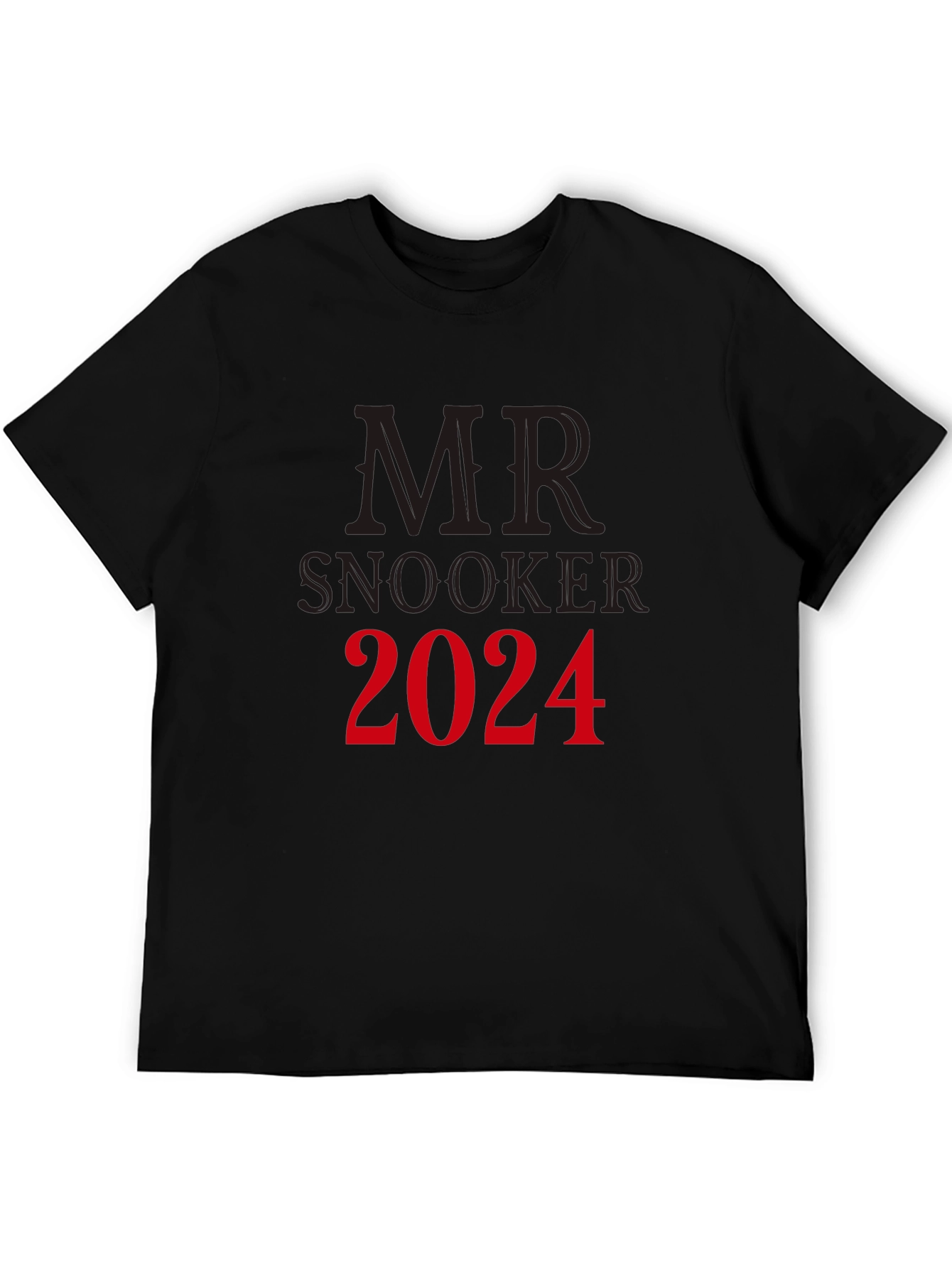 MR Snooker 2024 Black Tee