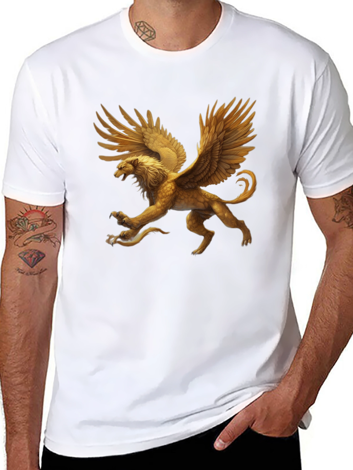 Griffin Graphic Tee - Black