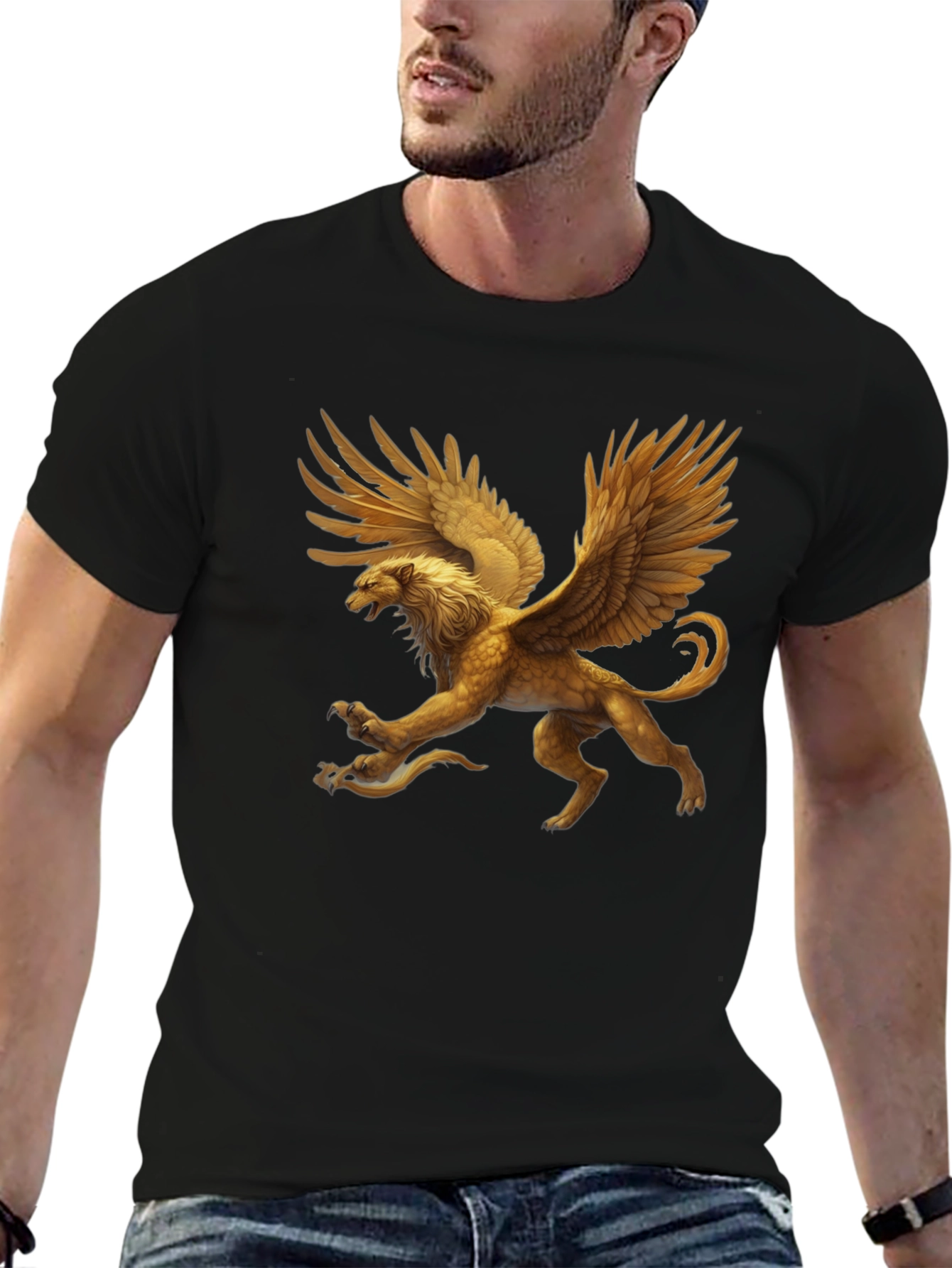 Griffin Graphic Tee - Black