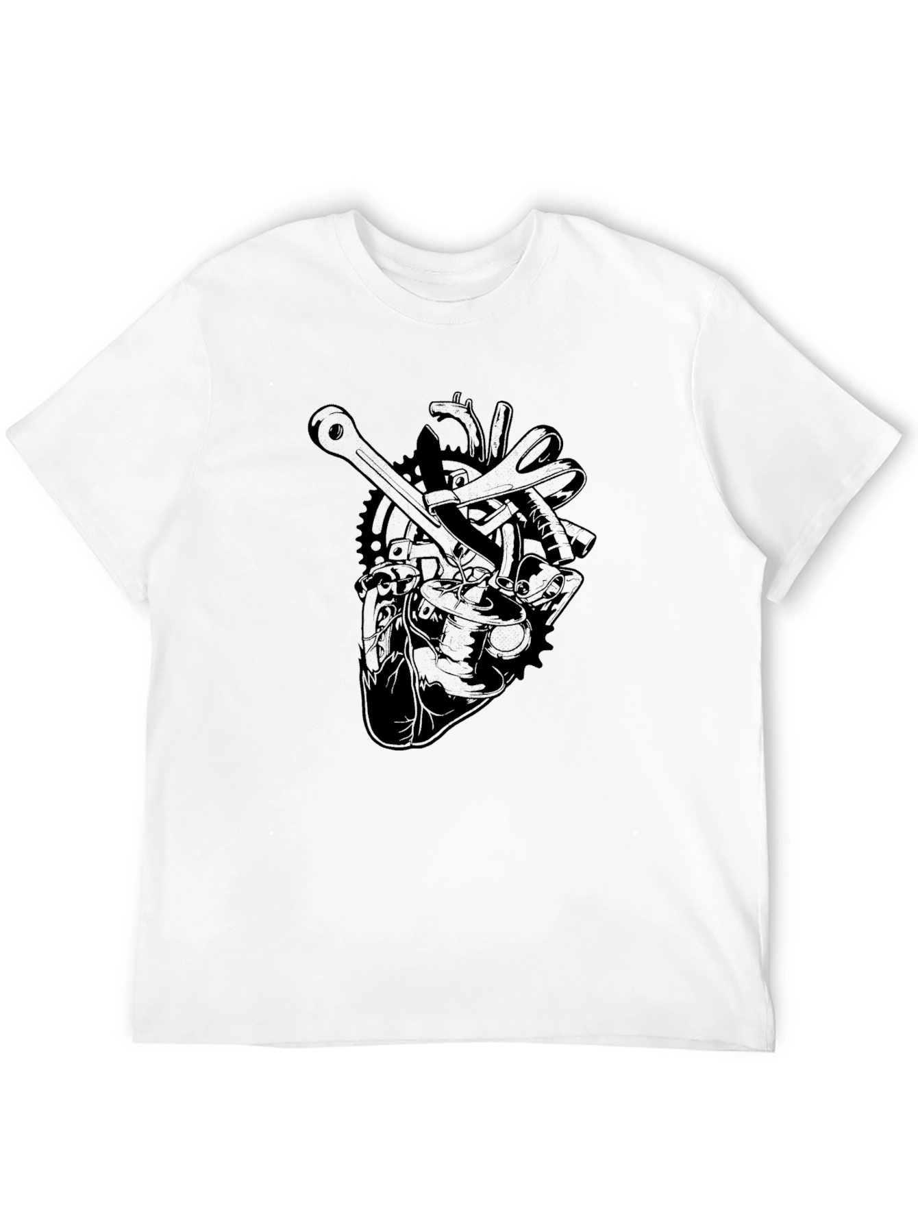 Mechanical Heart Graphic T-Shirt