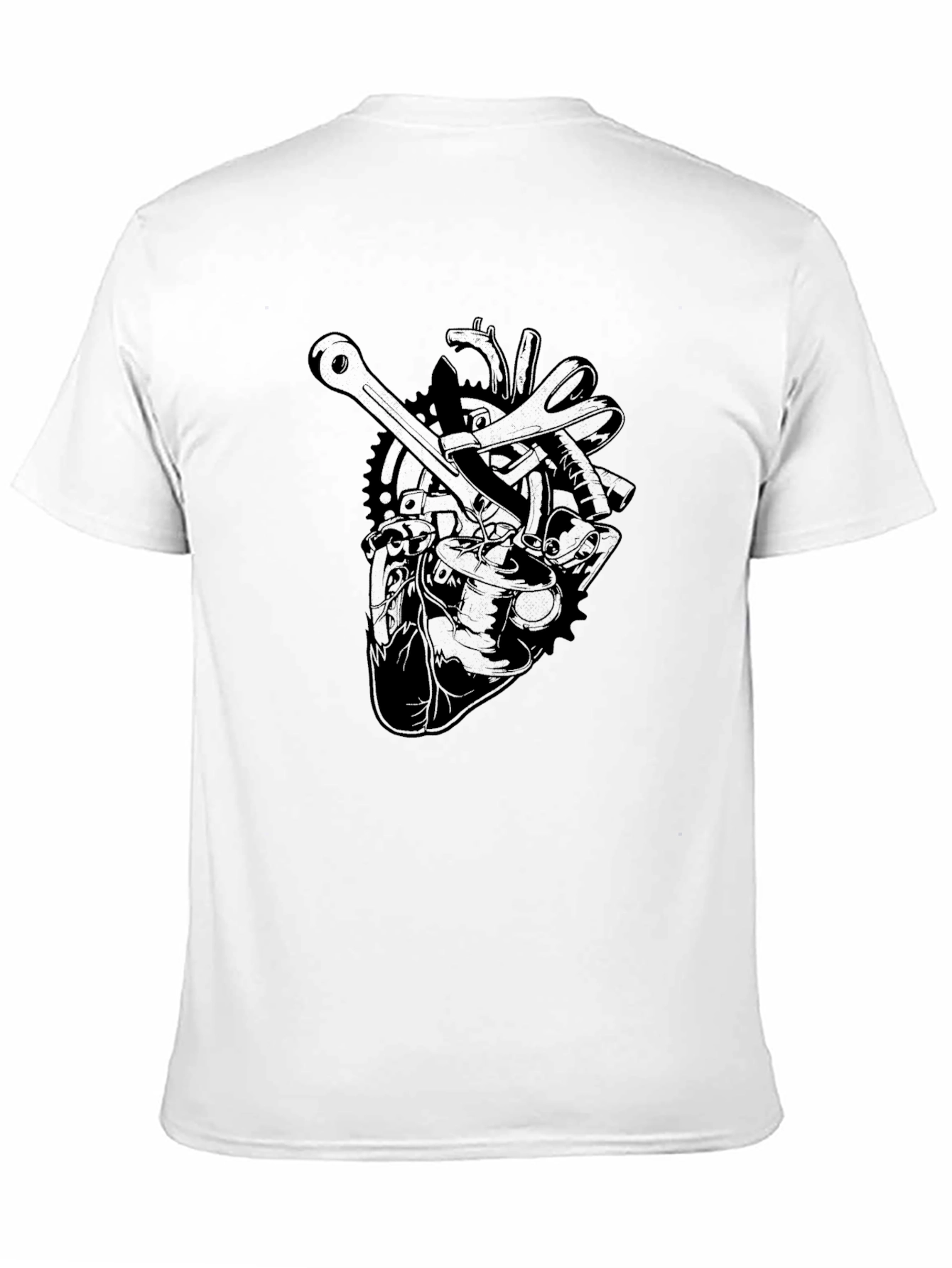 Mechanical Heart Graphic T-Shirt