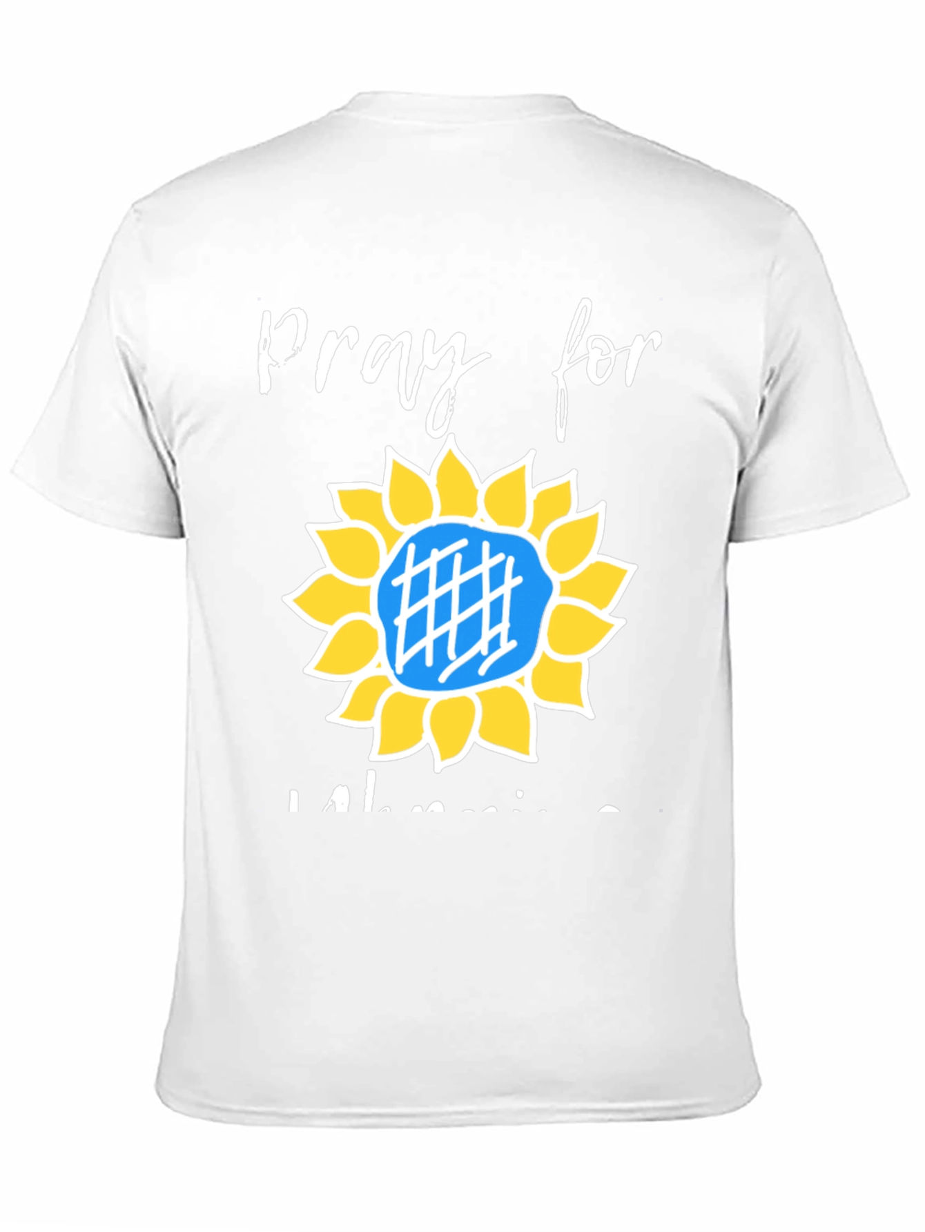 Pray for Ukraine Sunflower Graphic Tee