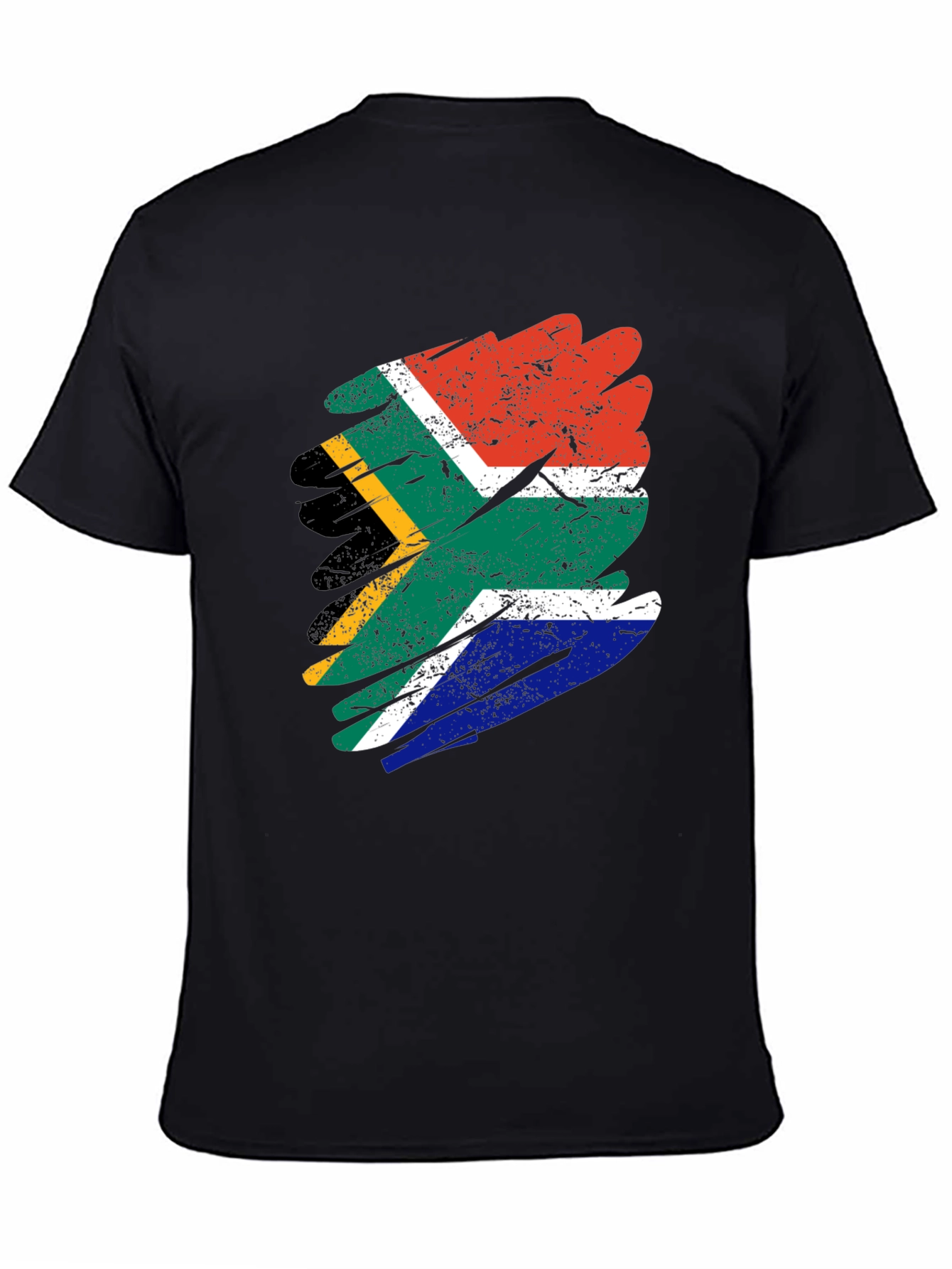 South African Flag T-Shirt - Distressed Design