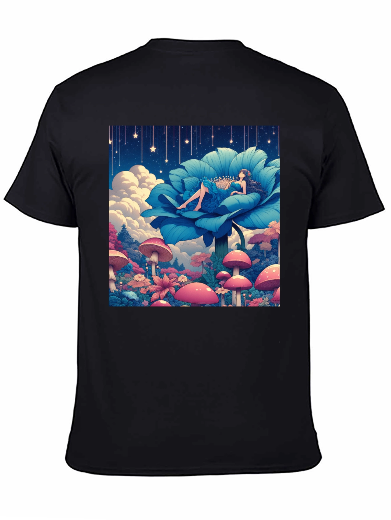 Fantasy Flower Girl Graphic Tee