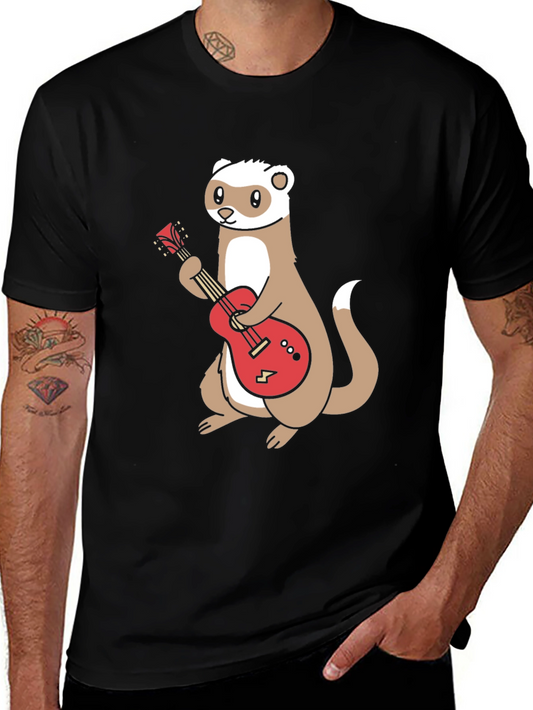 Ferret Guitarist Black T-Shirt