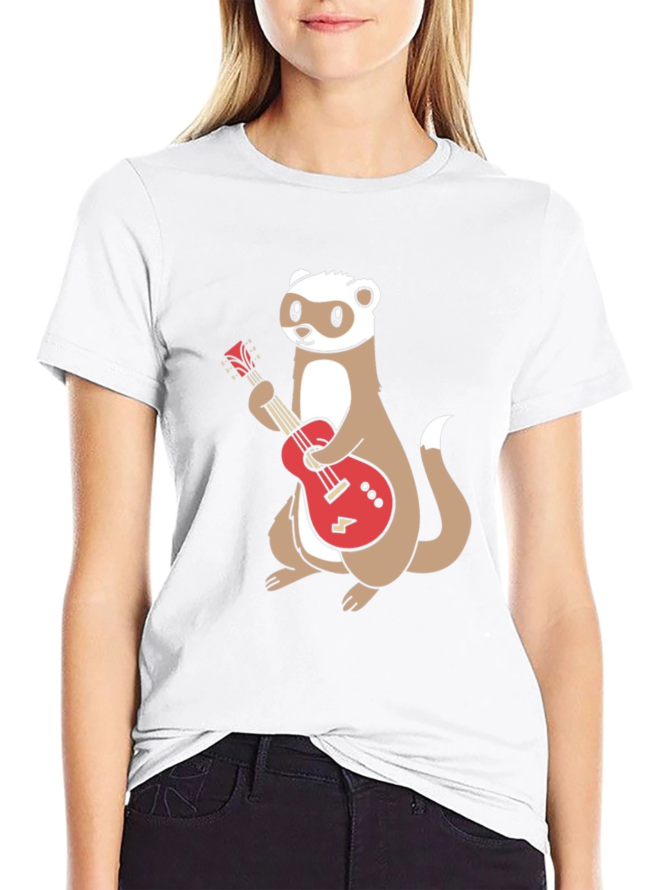 Ferret Guitarist Black T-Shirt