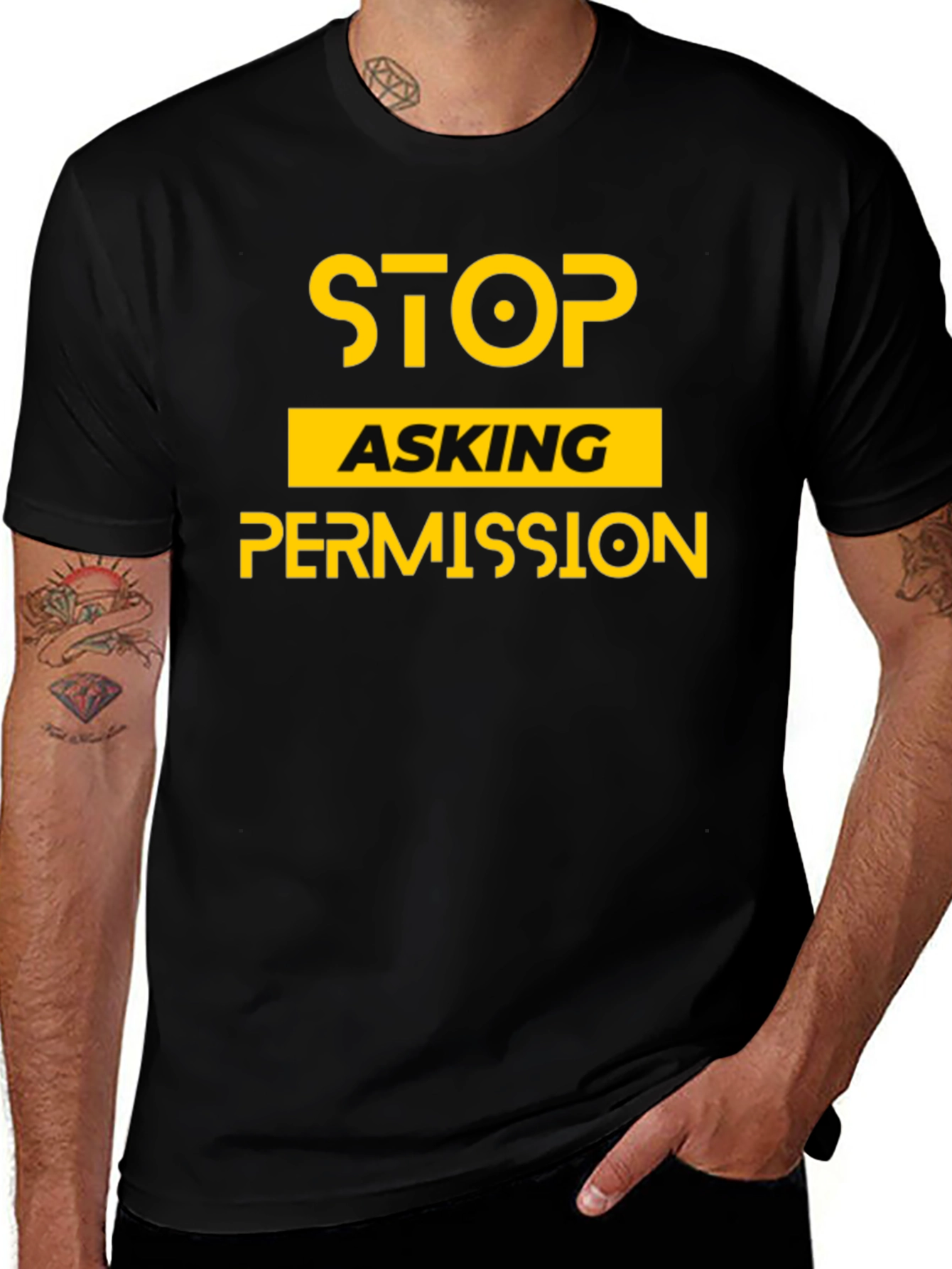 Stop Asking Permission Graphic Tee