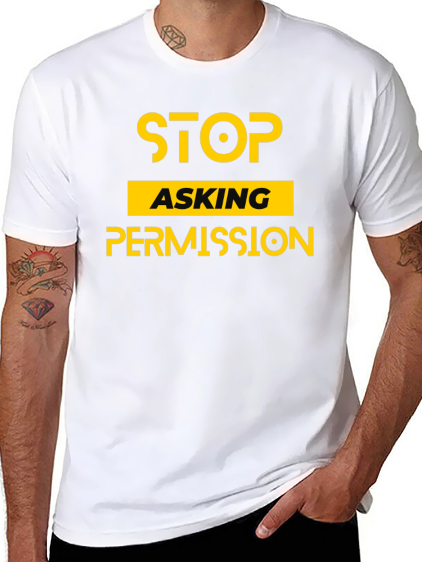 Stop Asking Permission Graphic Tee