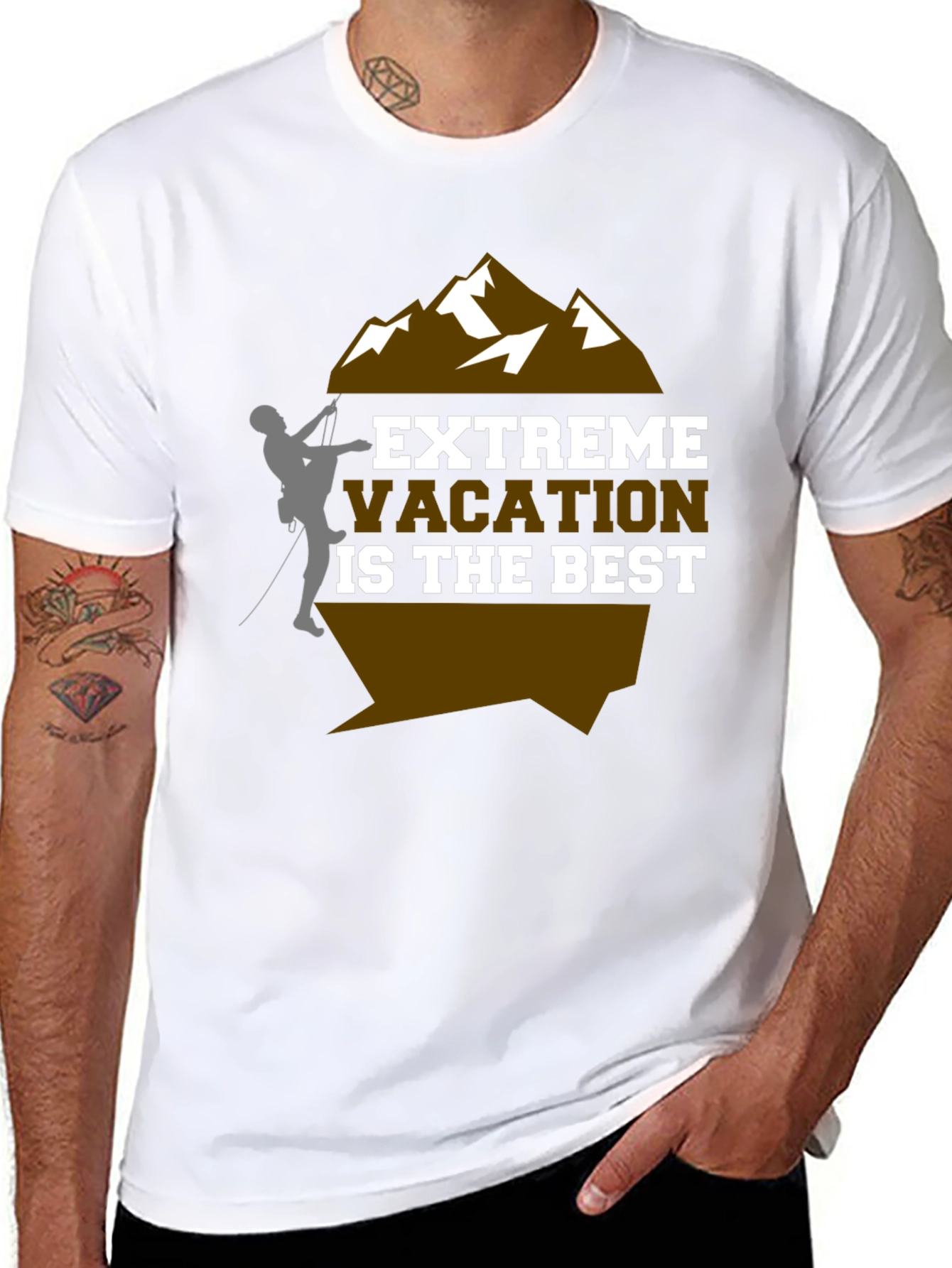 Extreme Vacation T-Shirt: Climbing Adventure