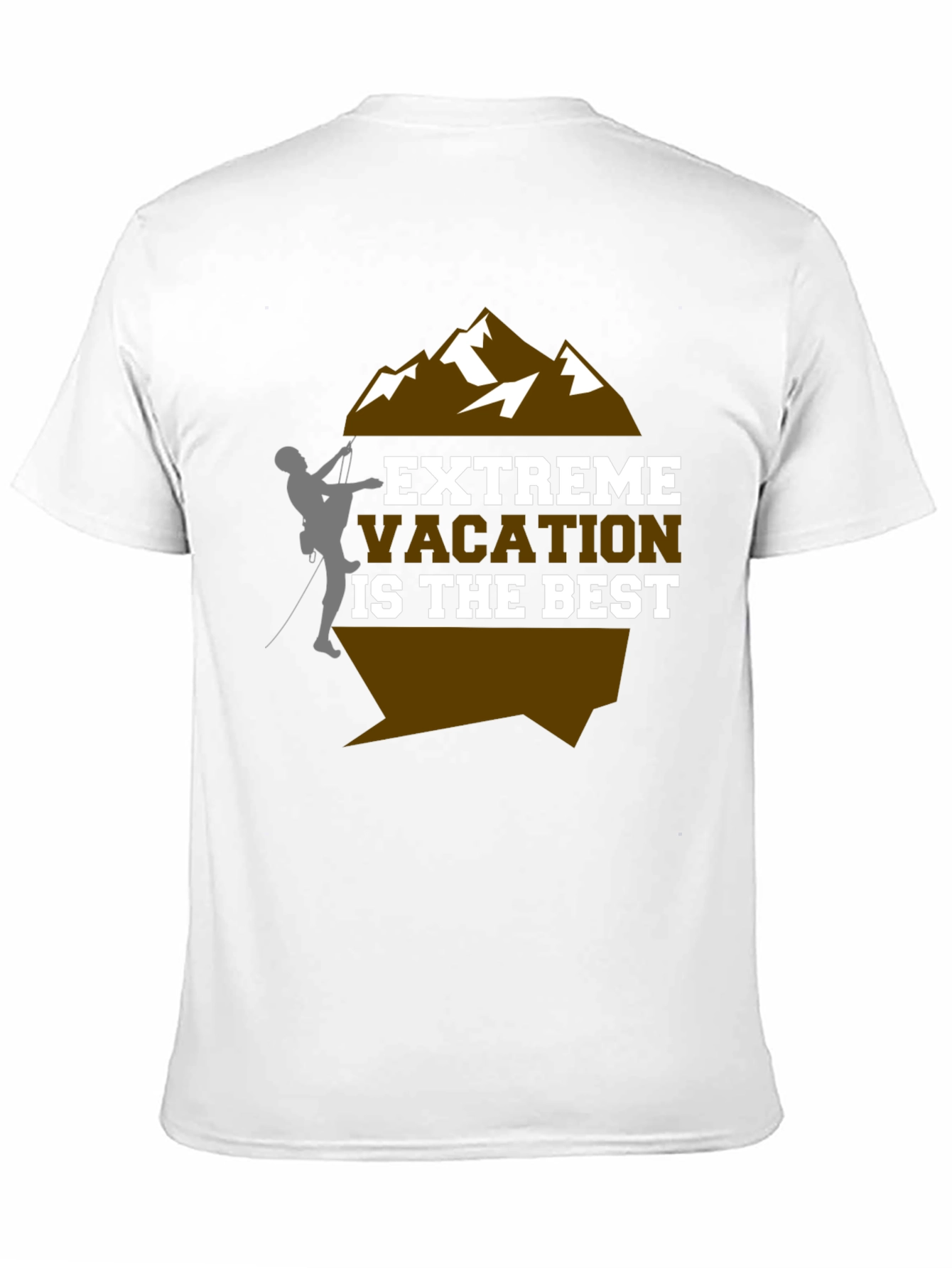 Extreme Vacation T-Shirt: Climbing Adventure