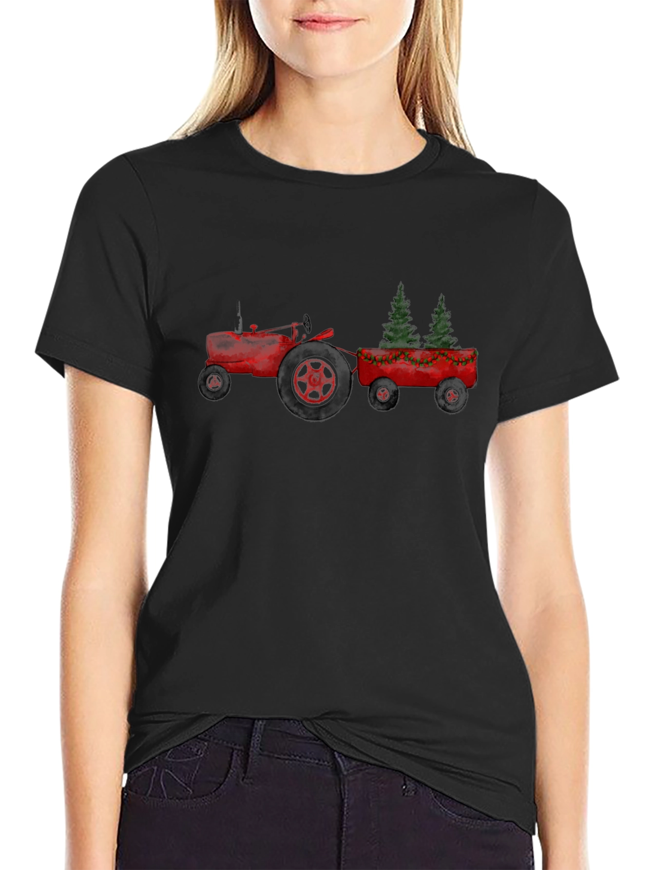 Christmas Tractor T-Shirt