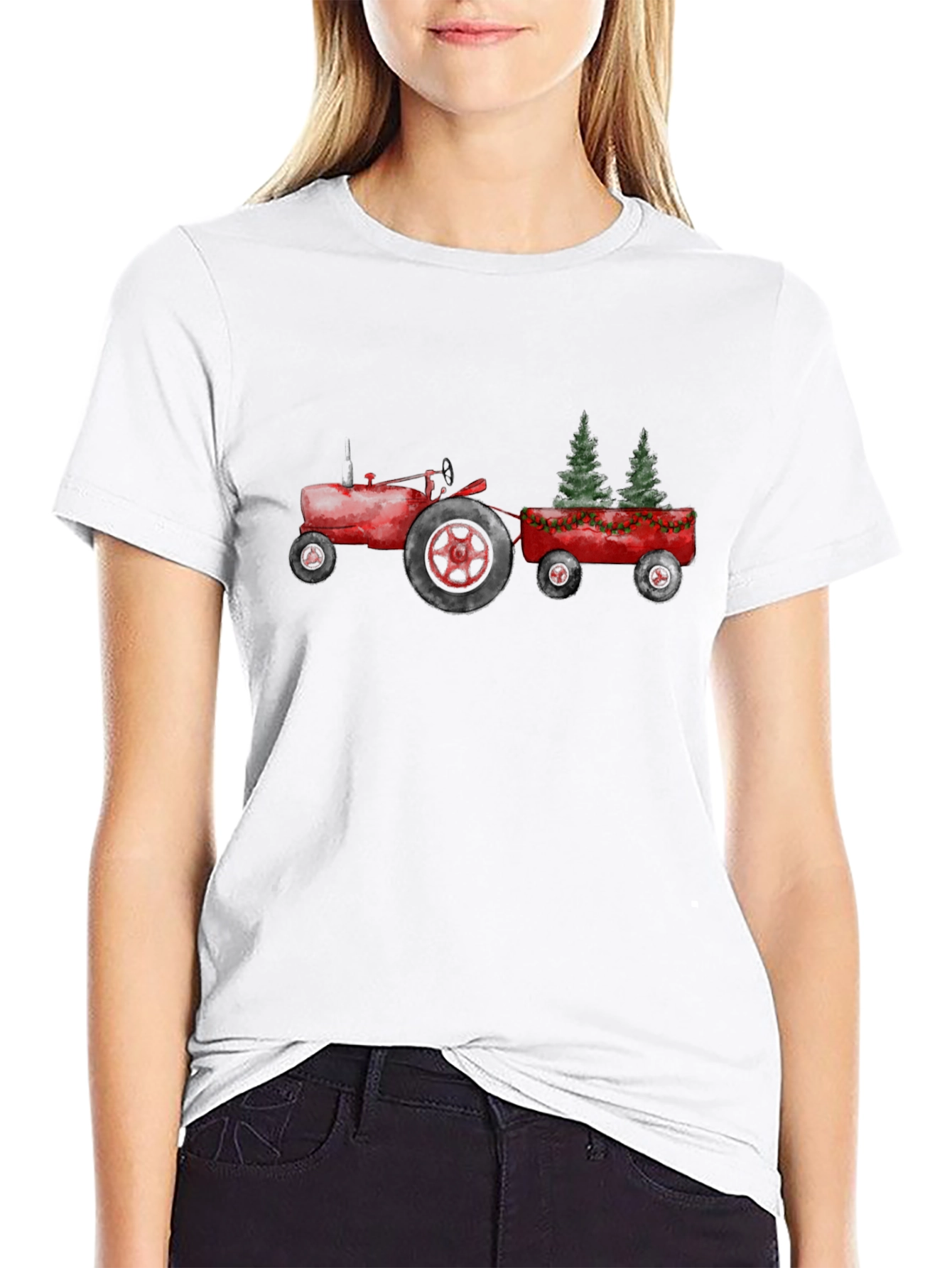 Christmas Tractor T-Shirt