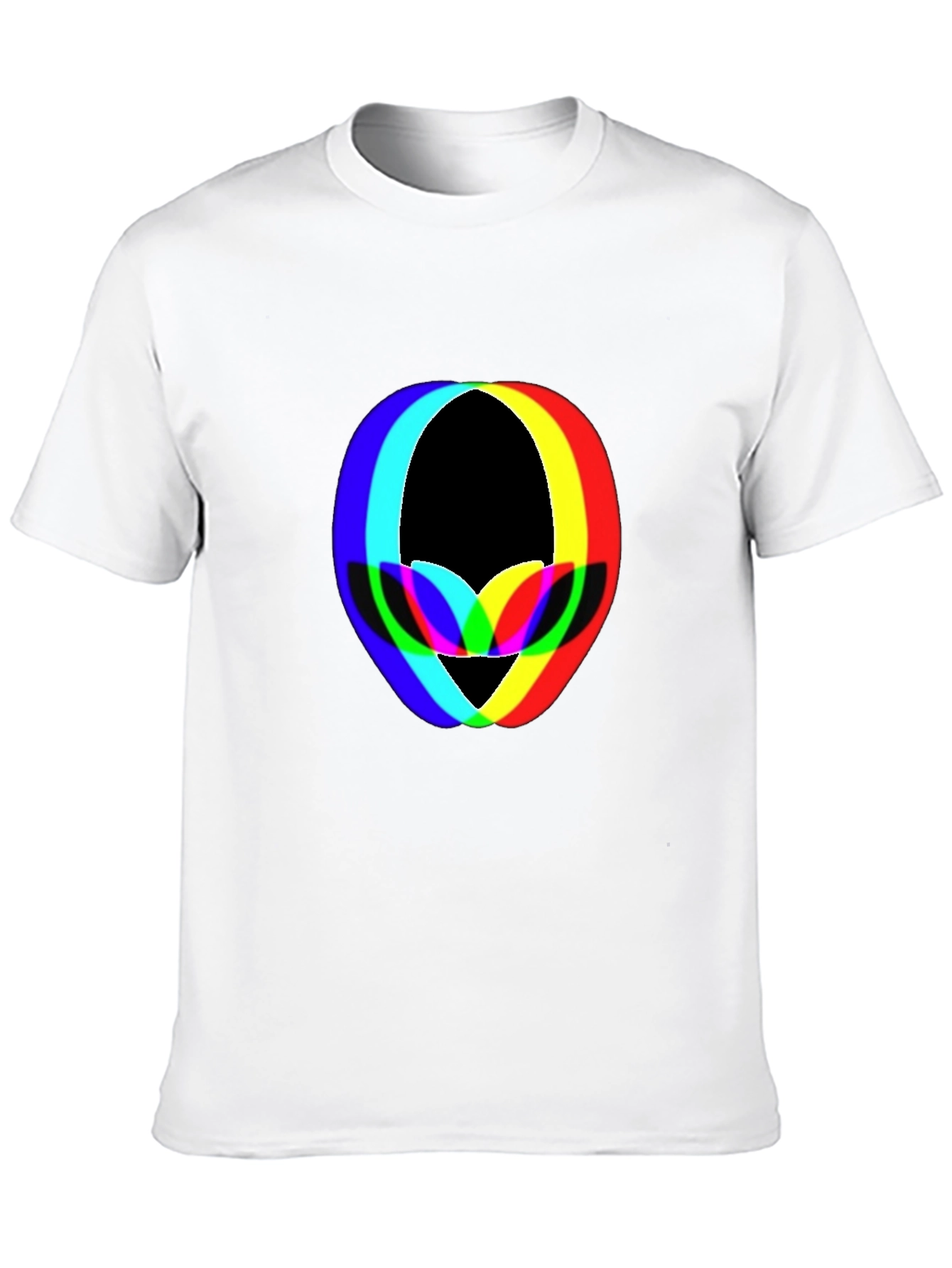 Retro Alien Head Graphic T-Shirt