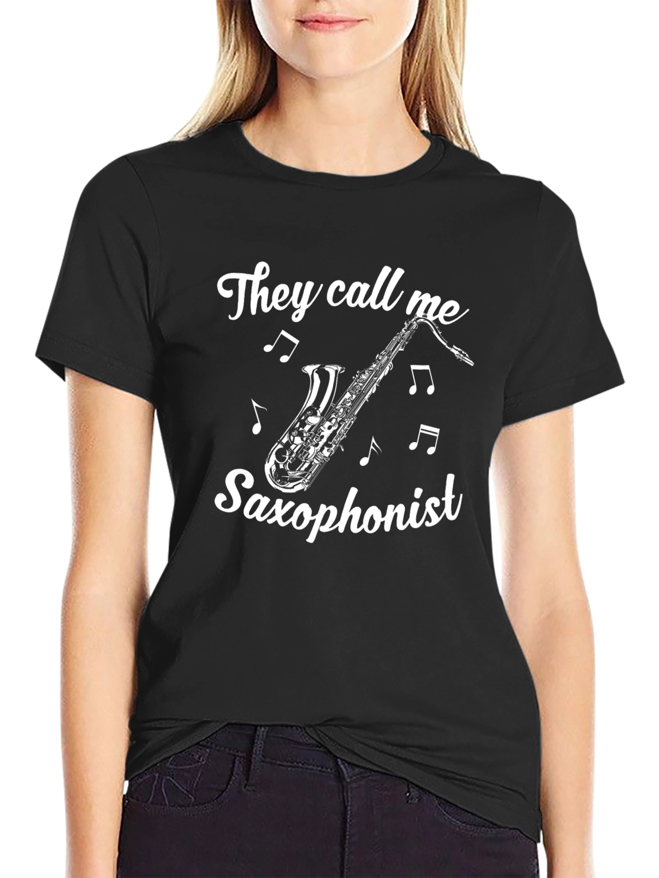 Saxophonist Graphic Tee - Music Lovers T-Shirt
