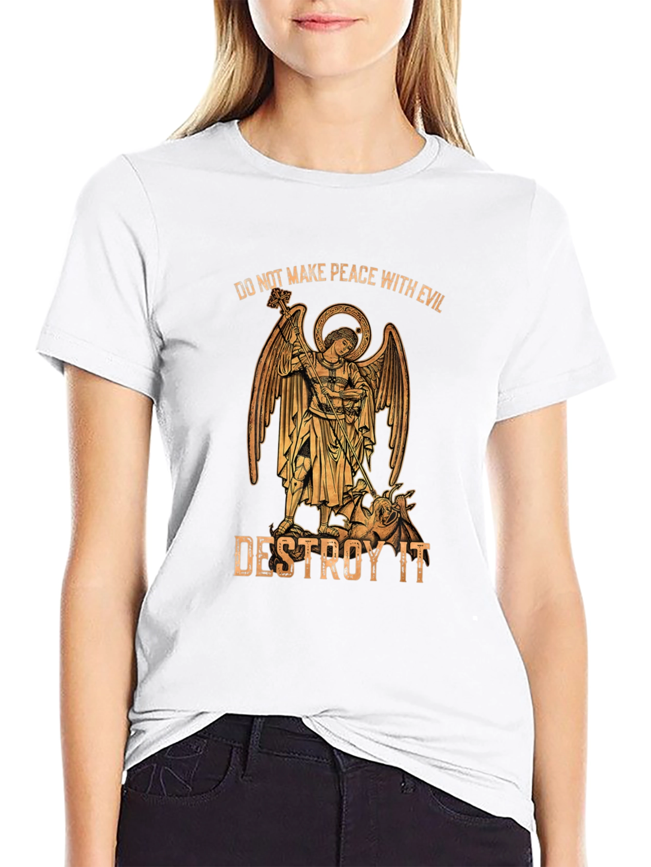 Saint Michael T-Shirt - Destroy Evil