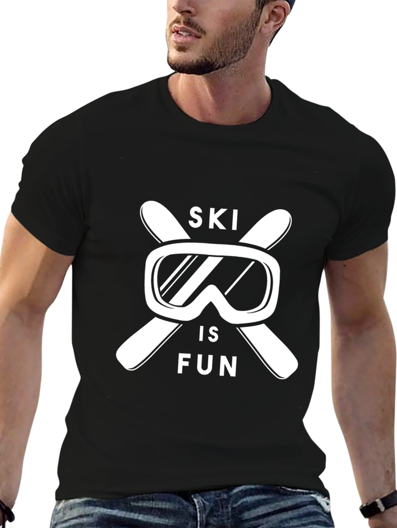 Ski Is Fun Graphic T-Shirt