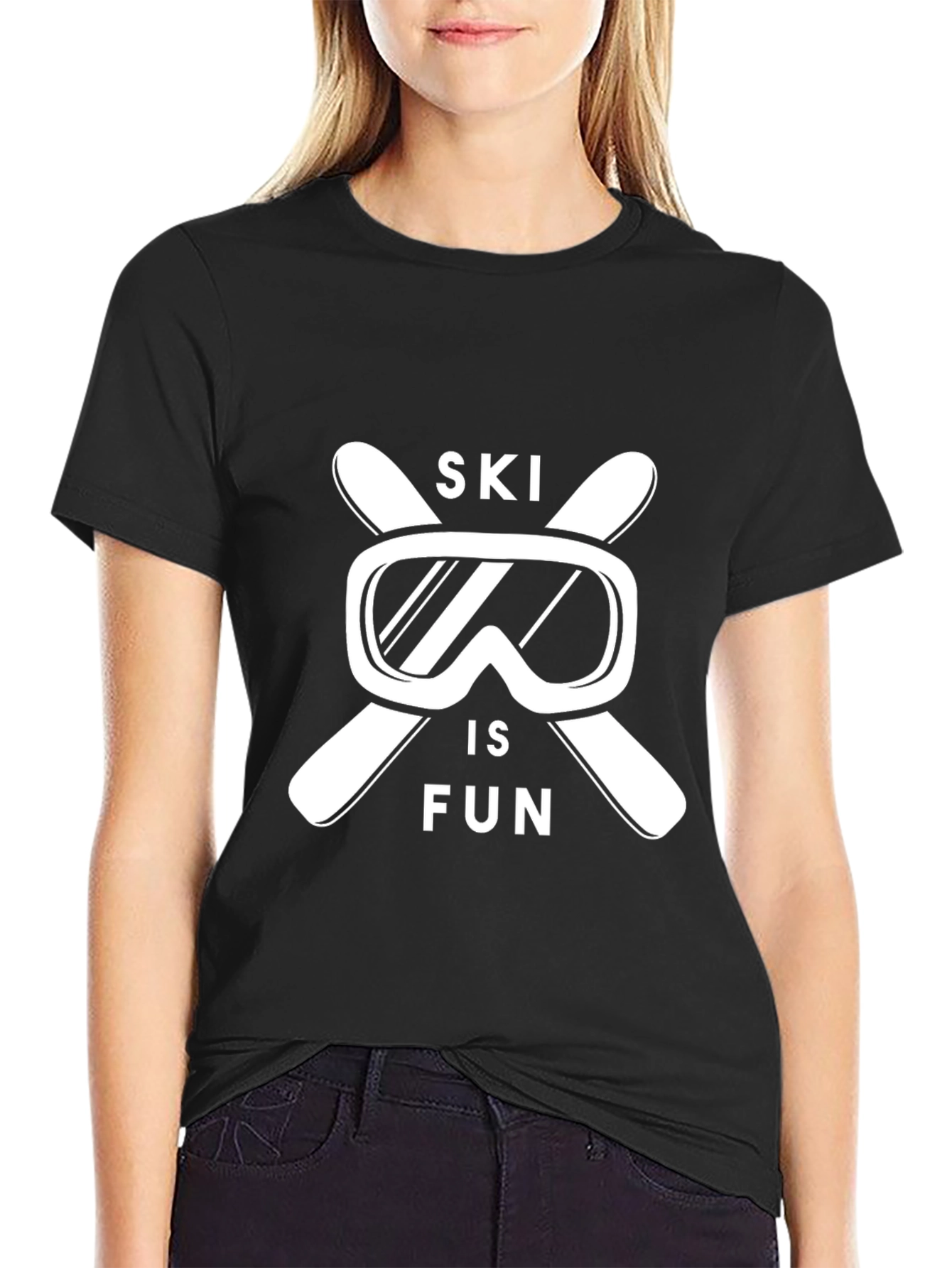 Ski Is Fun Graphic T-Shirt