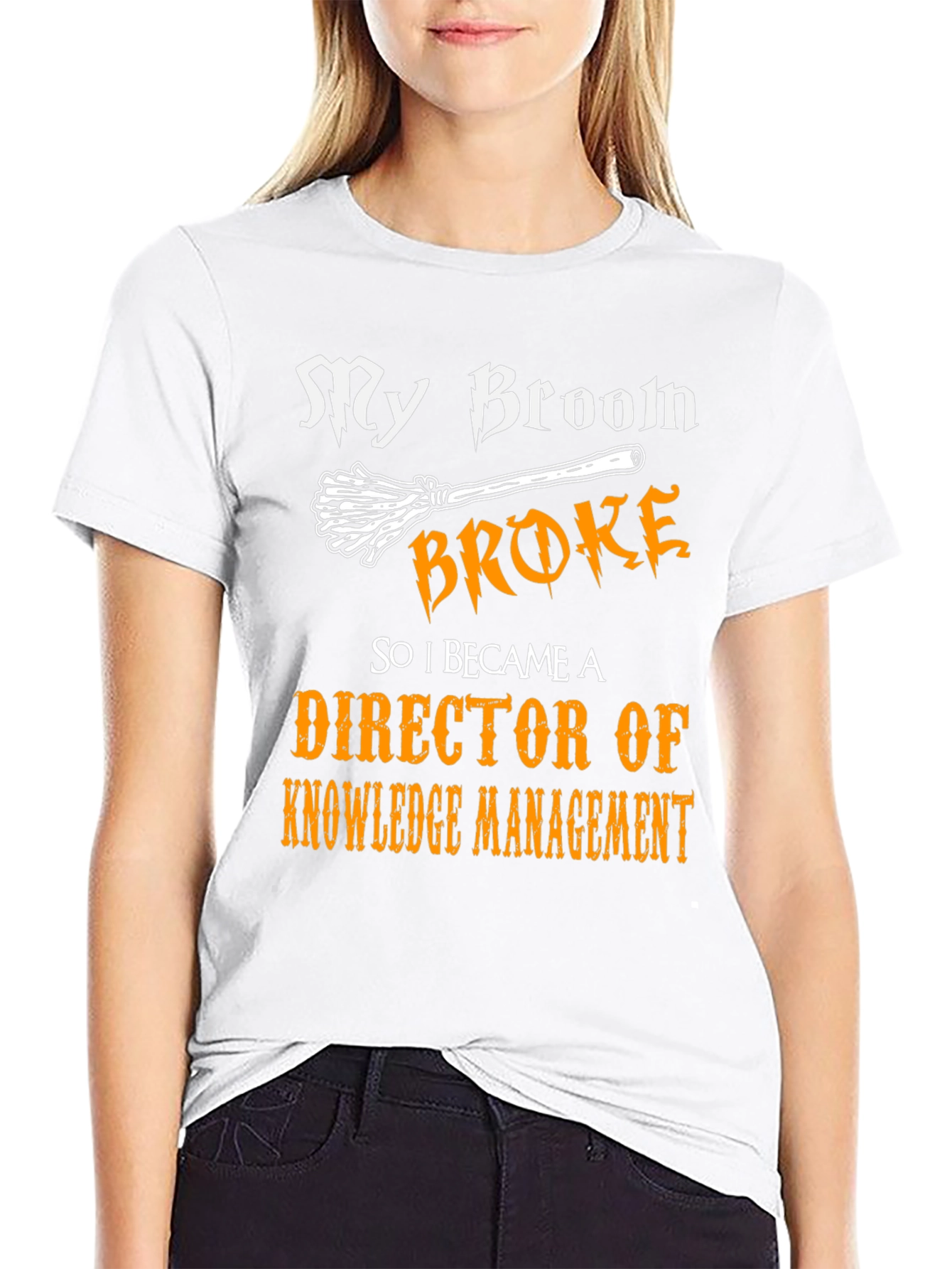 Broom Broke Director of Knowledge Management T-Shirt