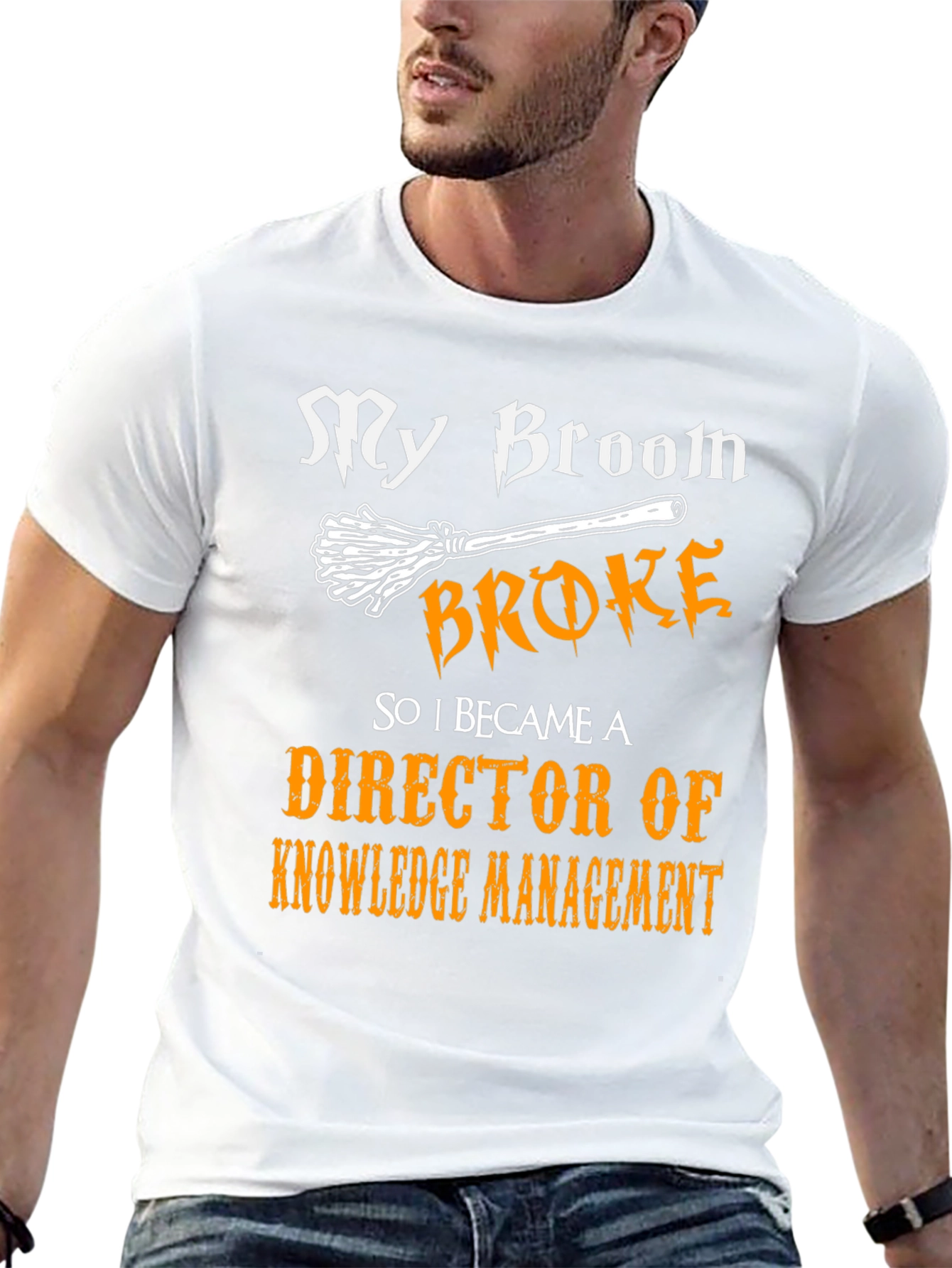 Broom Broke Director of Knowledge Management T-Shirt