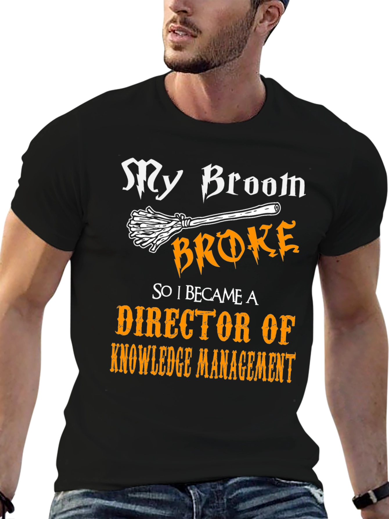 Broom Broke Director of Knowledge Management T-Shirt
