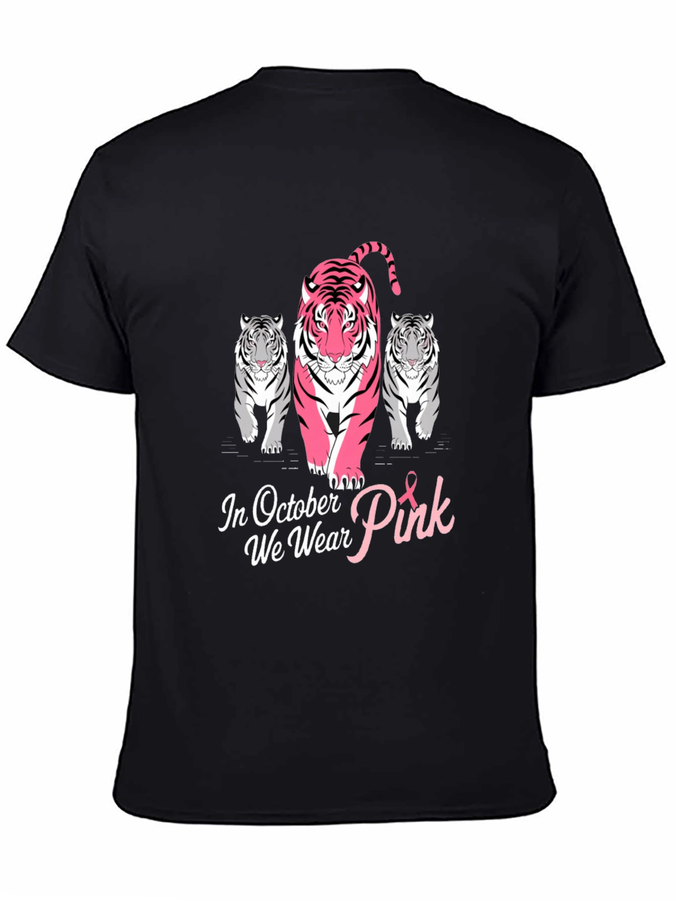 October We Wear Pink Tiger T-Shirt
