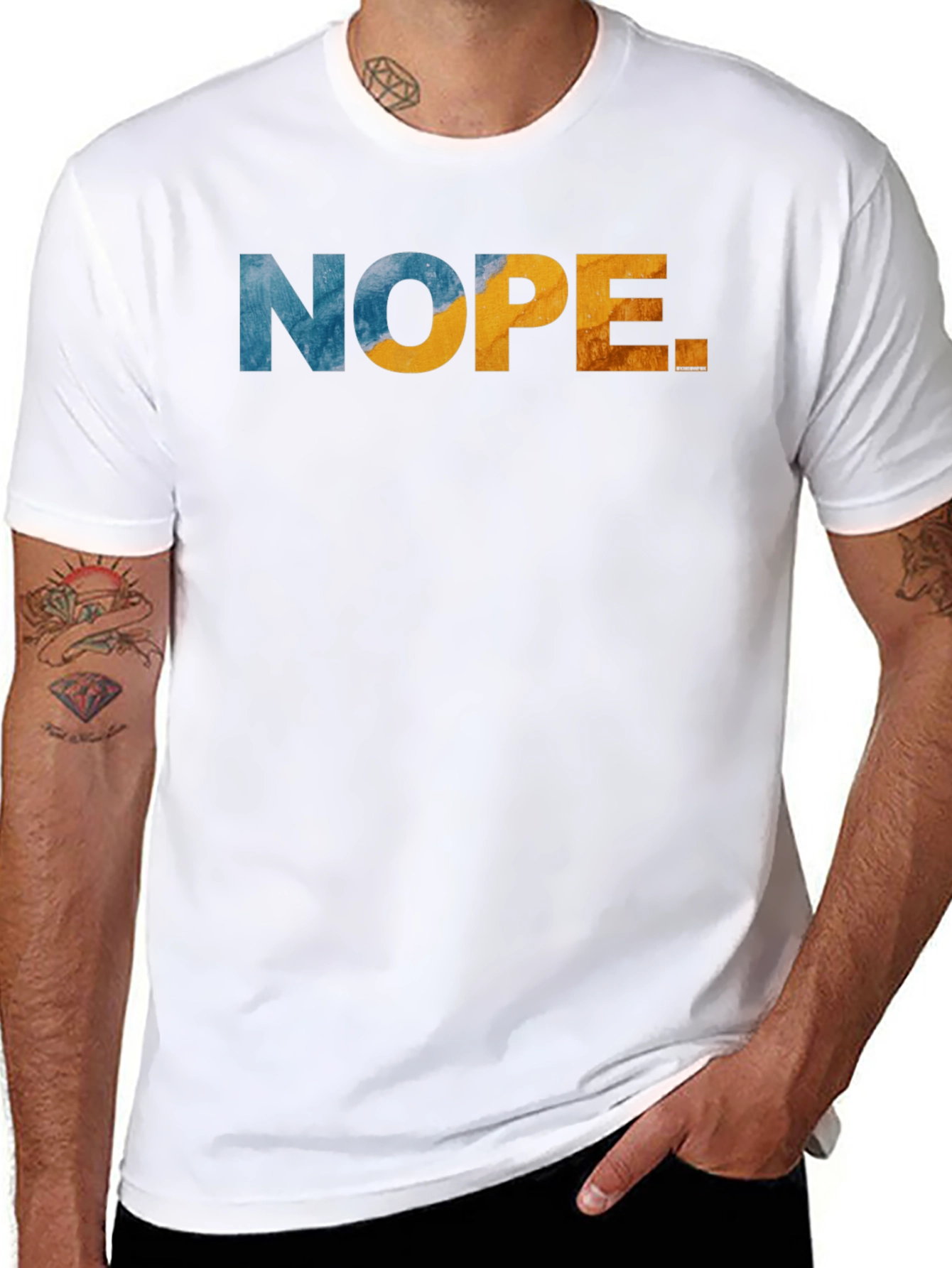 Nope Graphic Tee - Casual Style