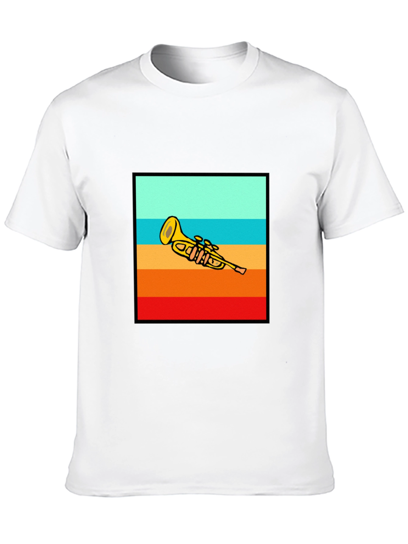 Retro Trumpet Sunset T-Shirt